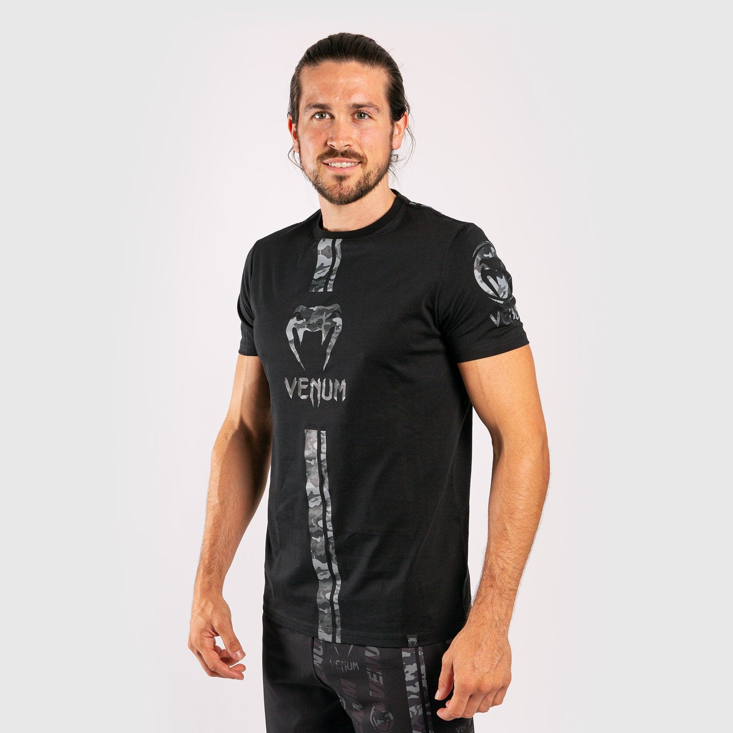 Venum Logos T-Shirt - Black/Urban camo