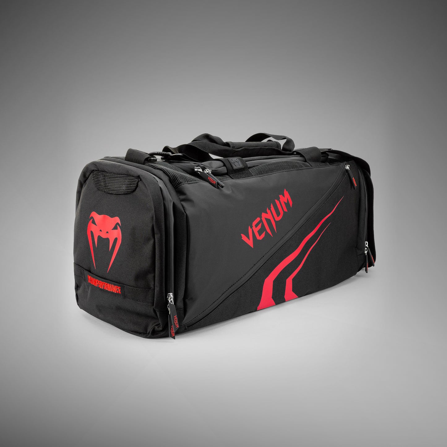 Venum Trainer Lite Evo Sports Bags (48L) - Black/Red