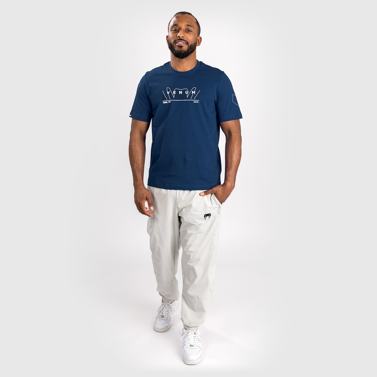 Venum Snake Print T-Shirt - Blue navy