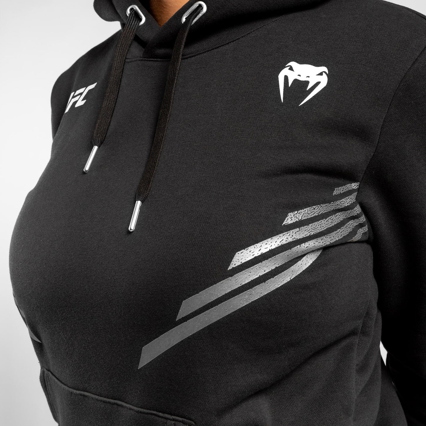 UFC Venum Replica Women's Hoodie - Black