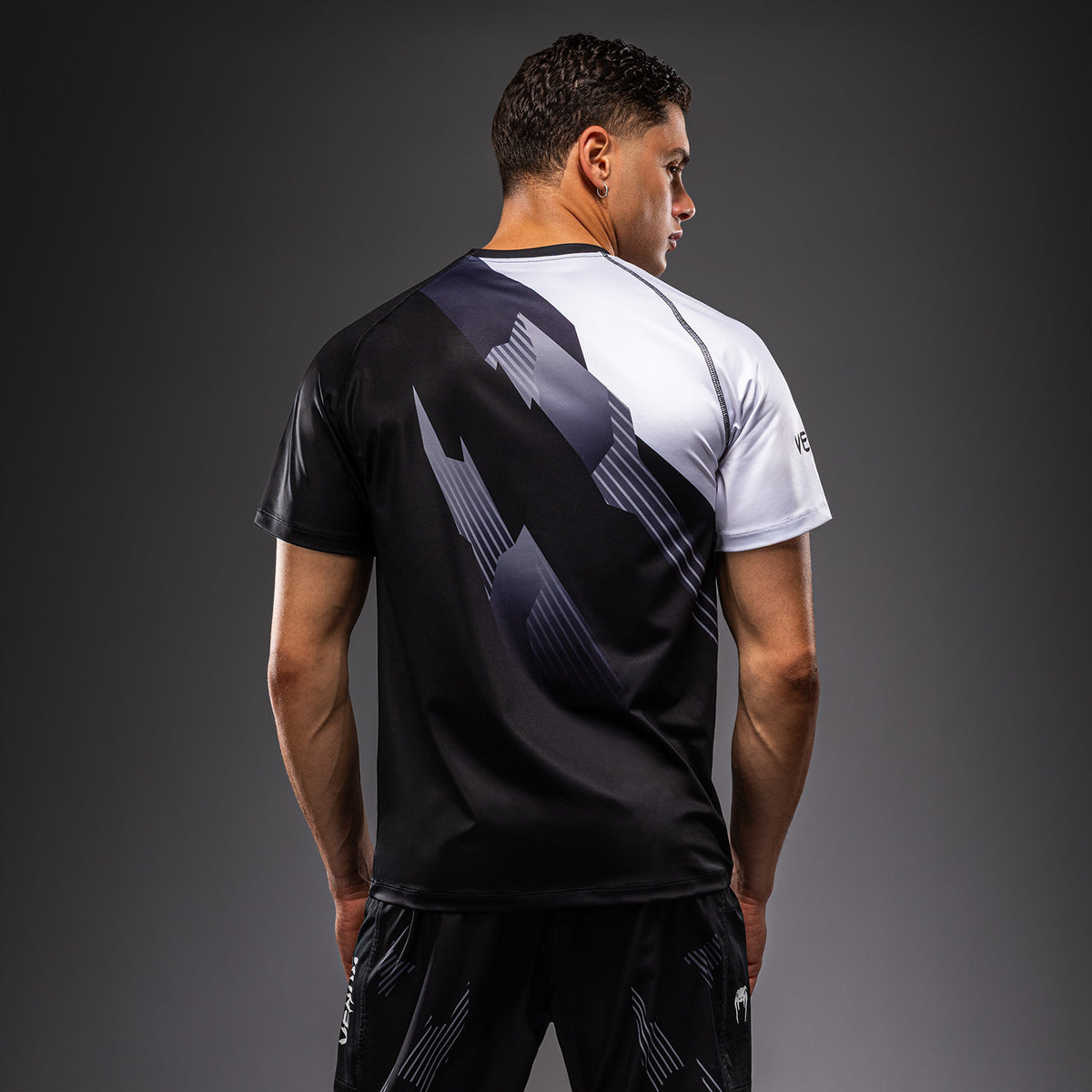 Venum No-Gi 6.0 Dry Tech T-Shirt - Black/White