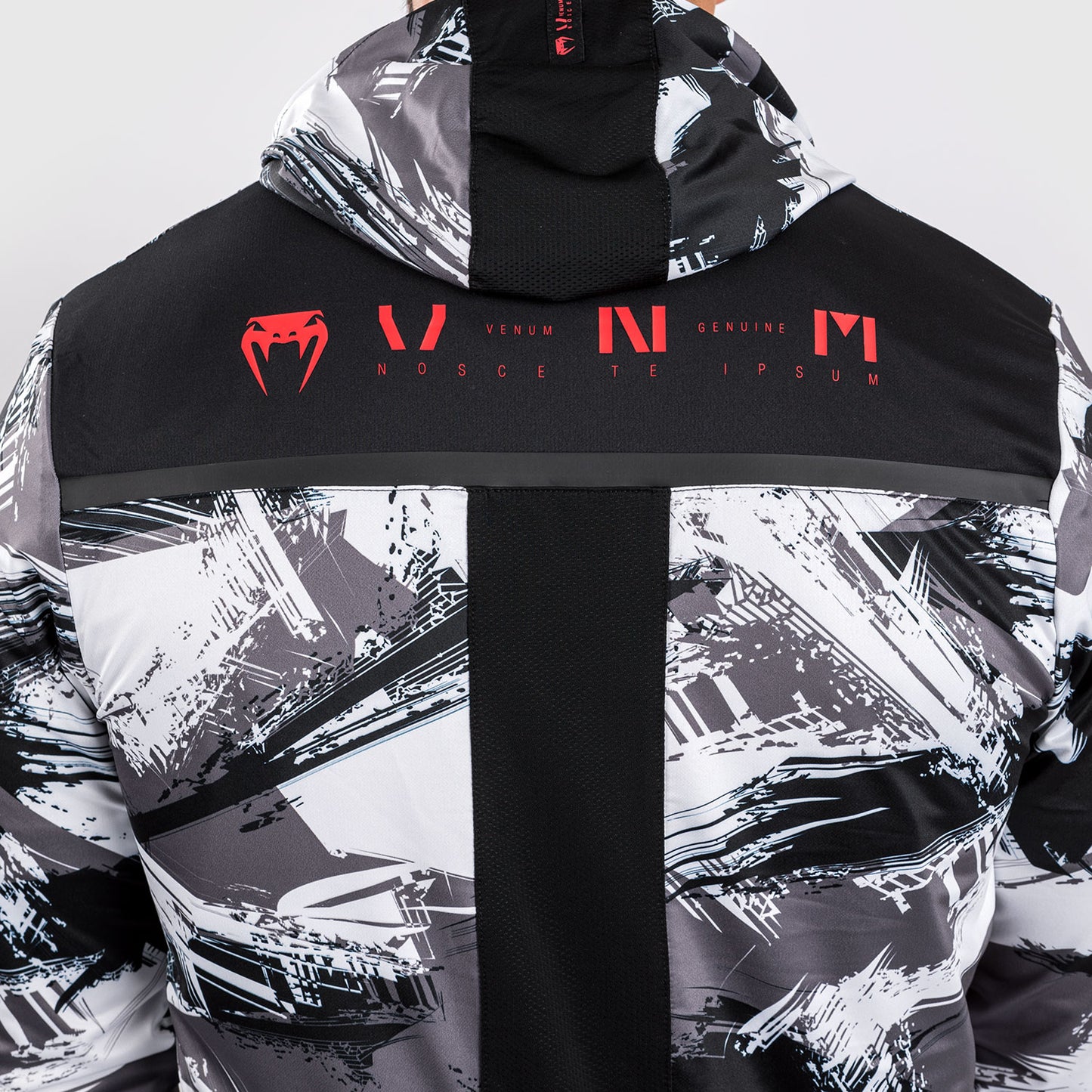 Venum Electron 3.0 Hoodie - Grey/Red