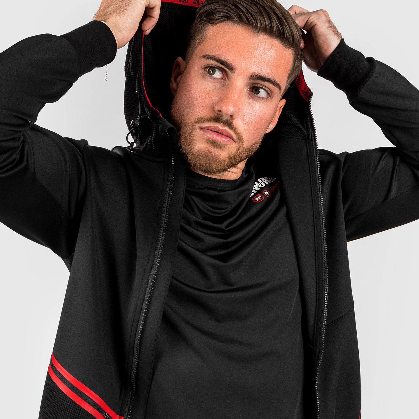 UFC Adrenaline by Venum Fight Week Men’s Zip Hoodie - Black