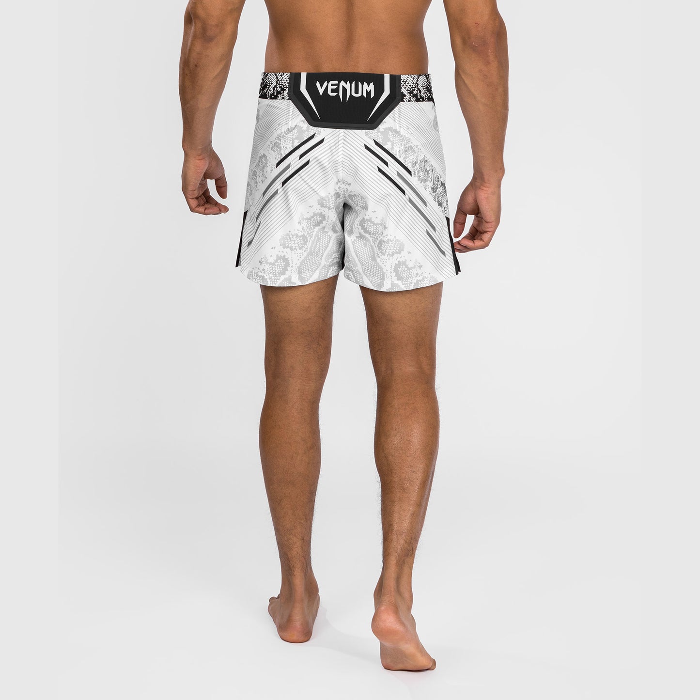UFC Adrenaline by Venum Personalized Authentic Fight Night Men's Fight Short - Short Fit - White