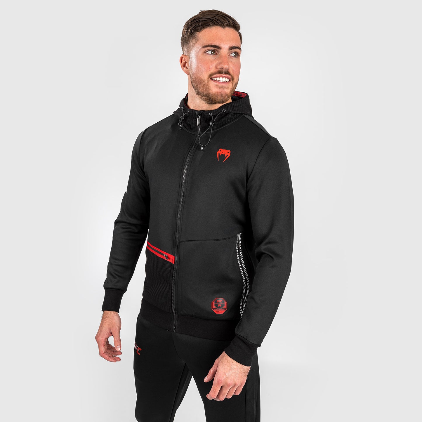 UFC Adrenaline by Venum Fight Week Men’s Zip Hoodie - Black