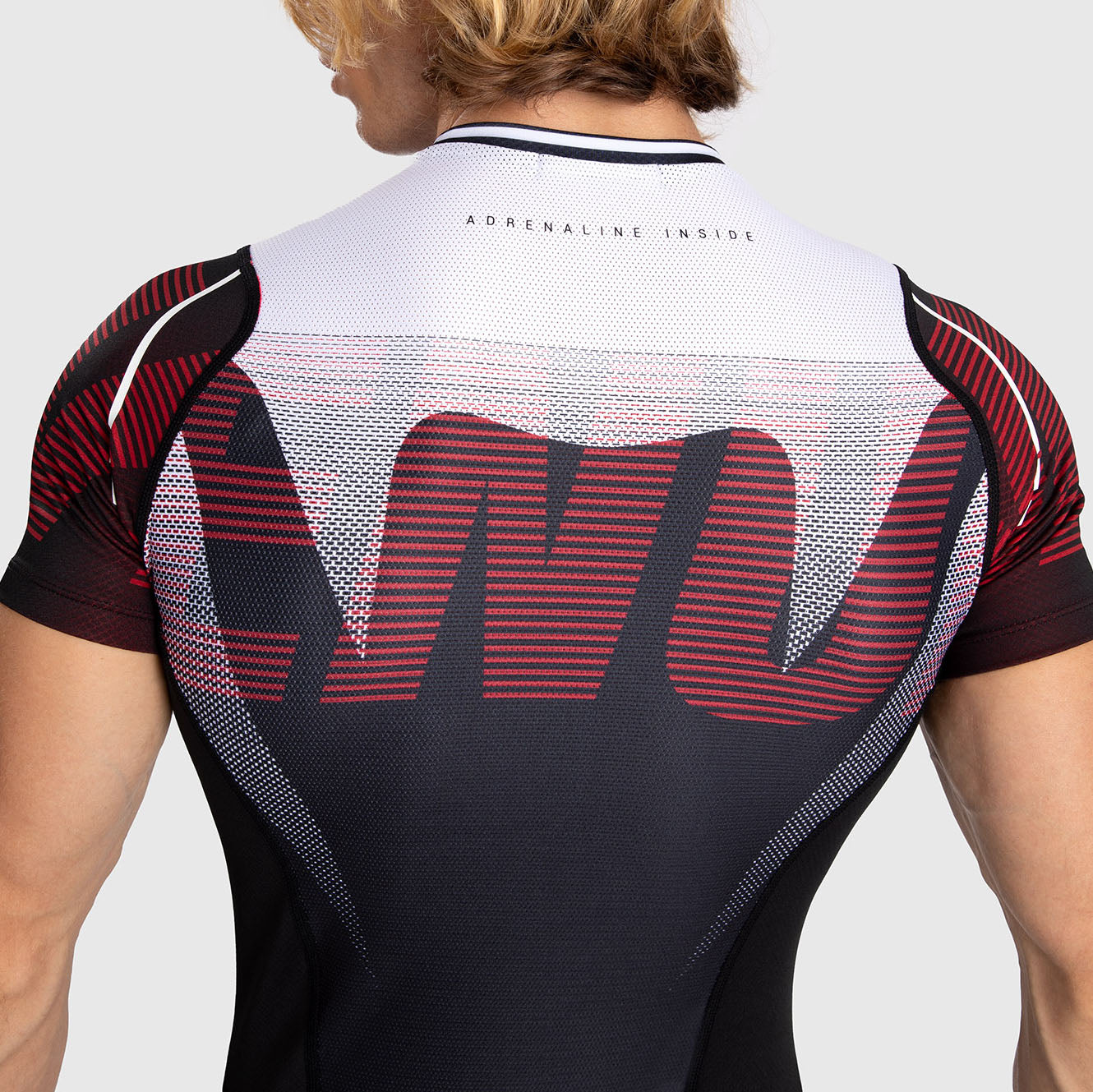 Venum Adrenaline Men's Short Sleeve Rashguard - Red