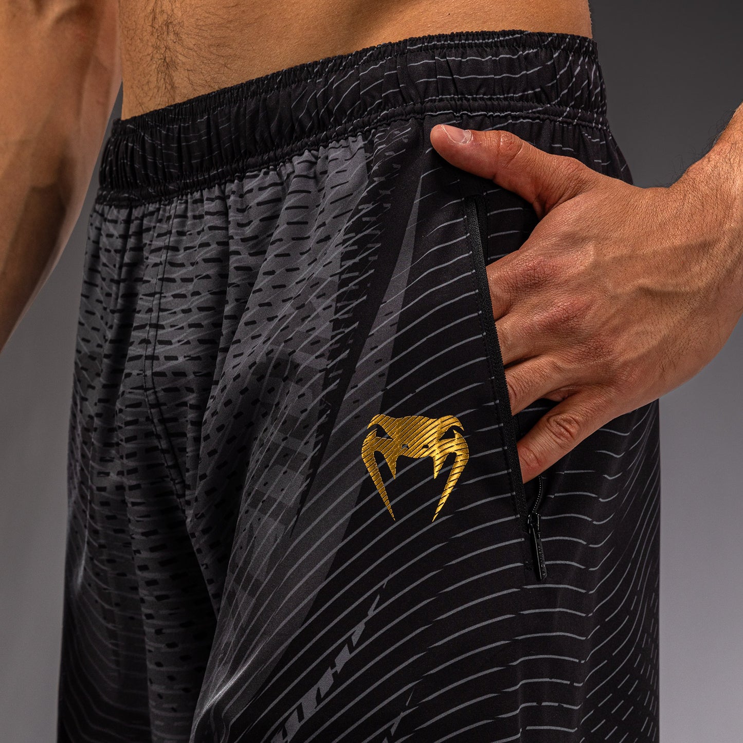 Venum Galactic 3.0 Training Shorts - Black/Gold