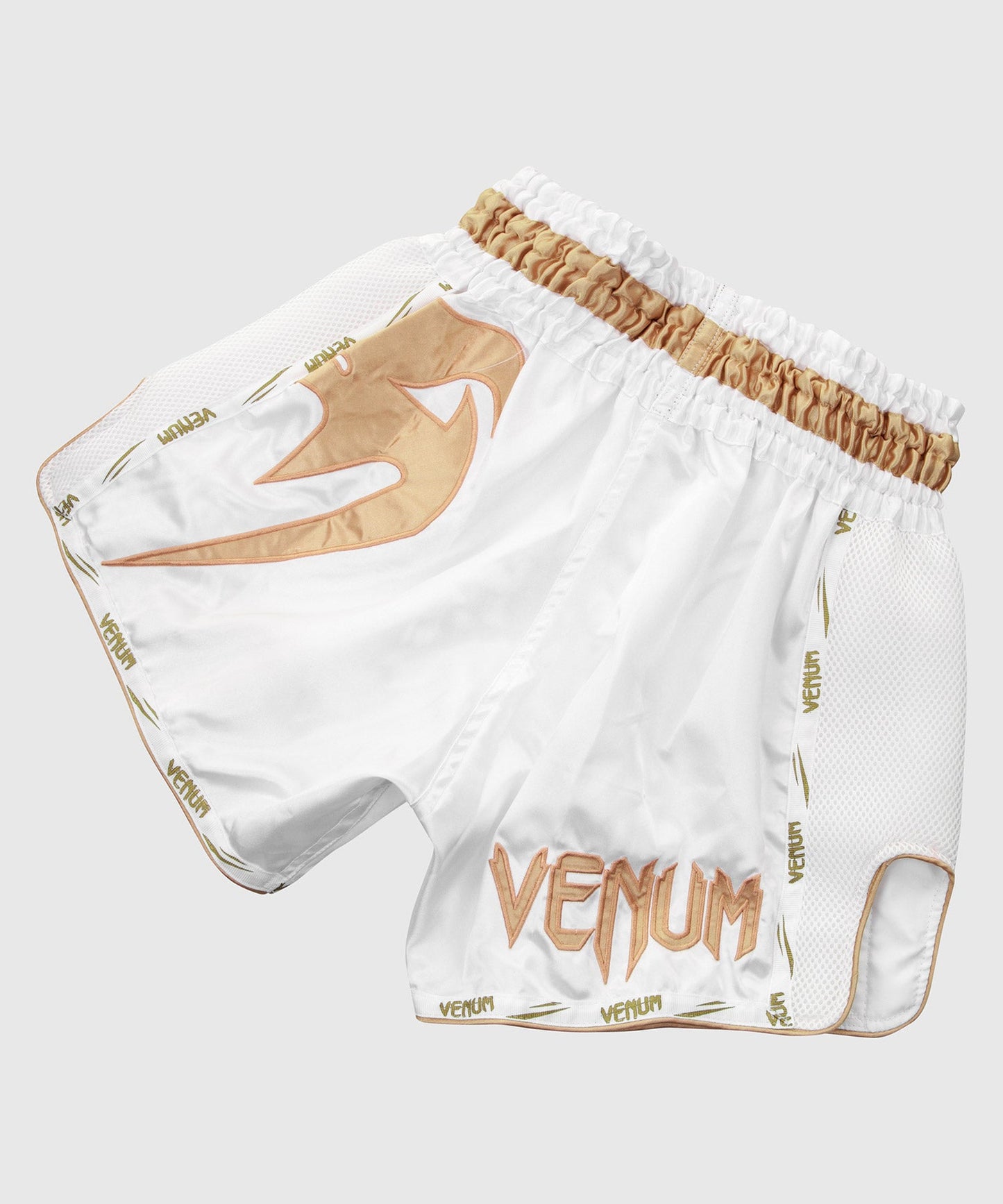 Venum Giant Muay Thai Shorts - White/Gold