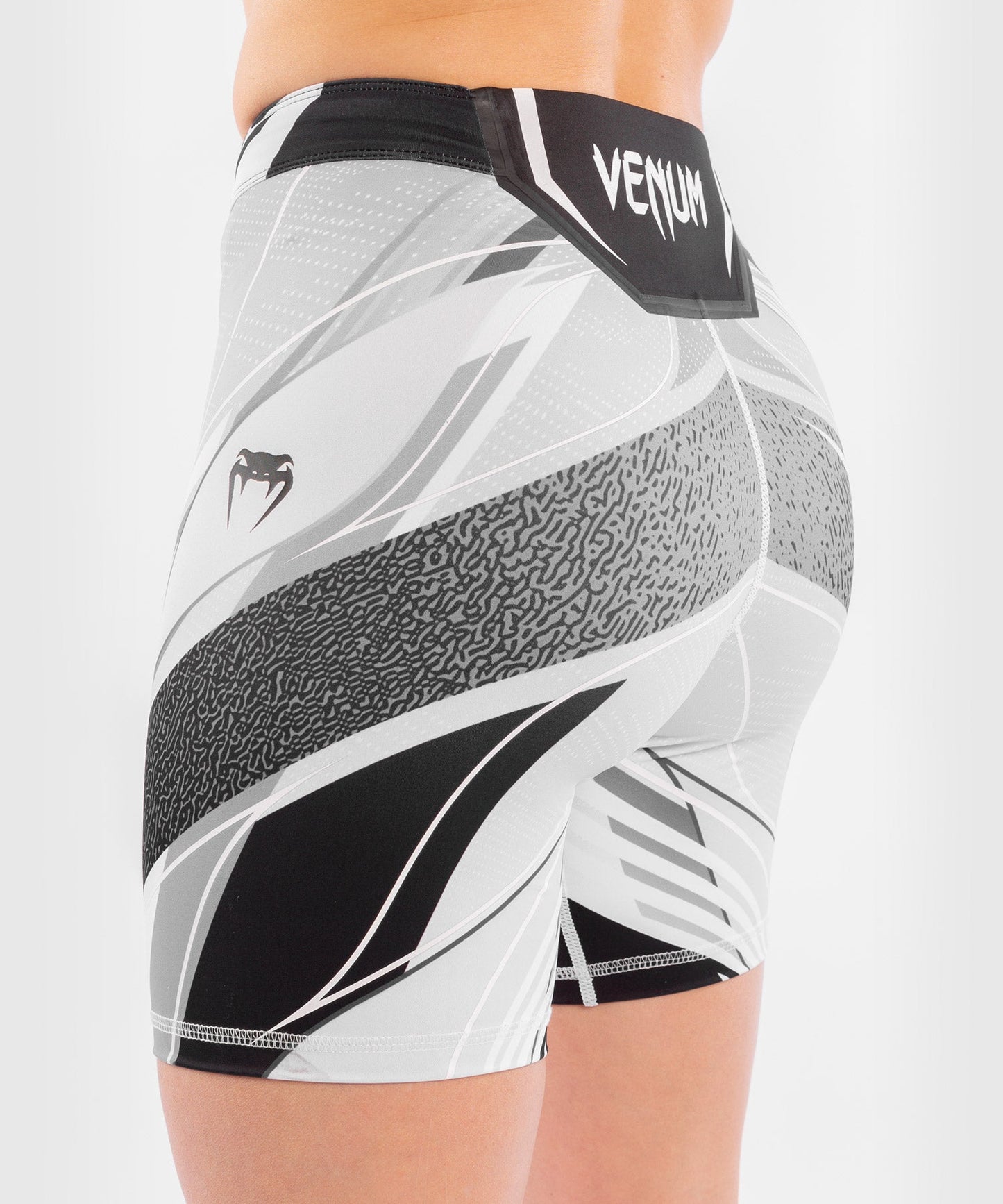 UFC Venum Authentic Fight Night Women's Vale Tudo Shorts - Long Fit - White
