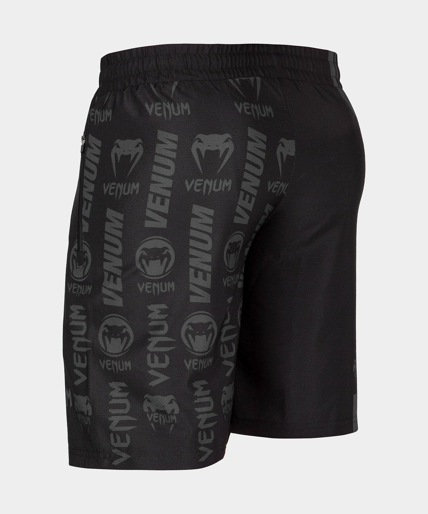 Venum Logos Training Shorts - Black/Black