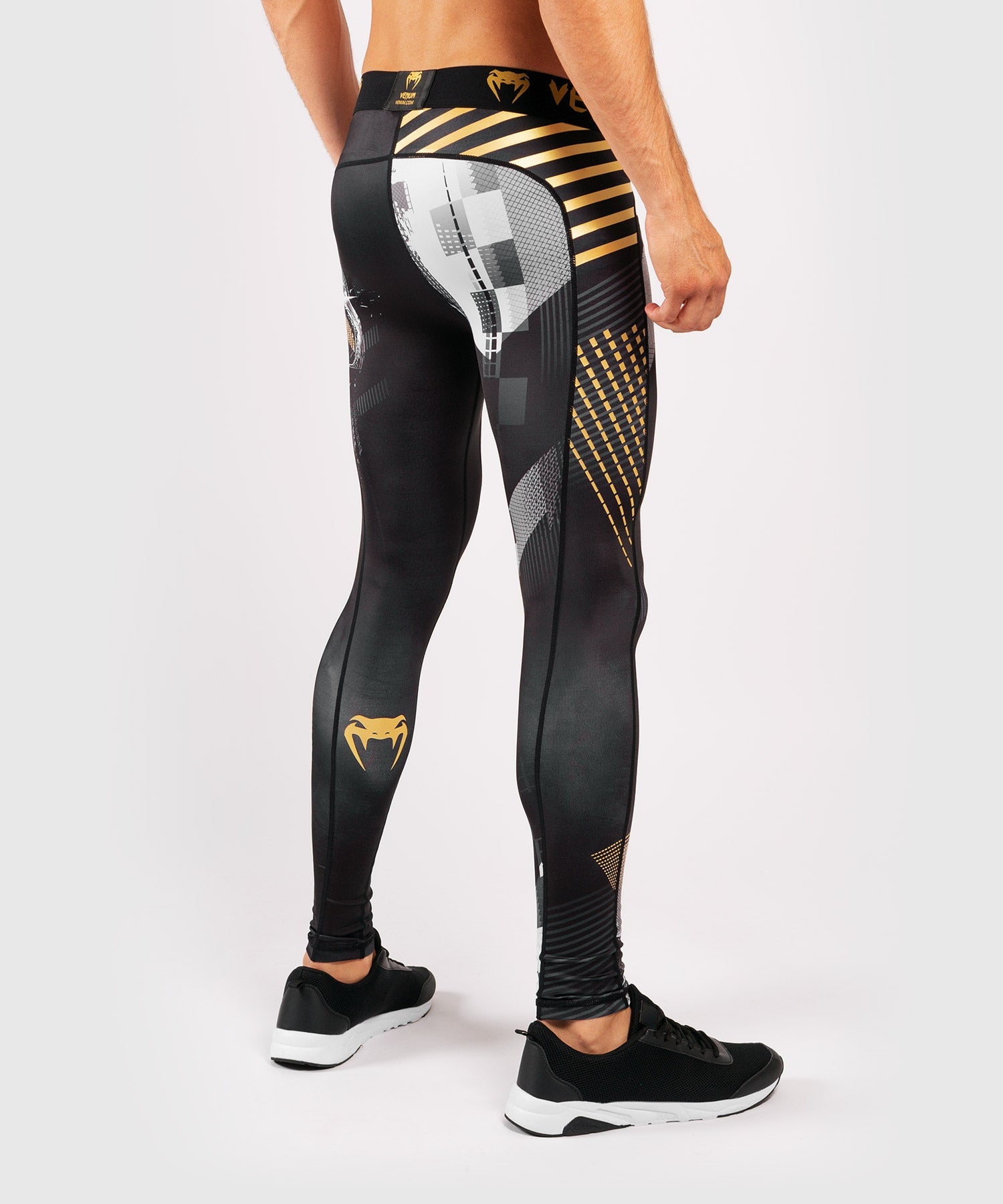 VENUM コンプレッションウェア ロングパンツ SKULL COMPRESSION TIGHTS BKBK //ラッシュガード 吸汗速乾 フィットタイプ ワークアウト トレーニング (X-Lar VENUM Contender ラッシュガード 長袖 ロングスリーブ コン