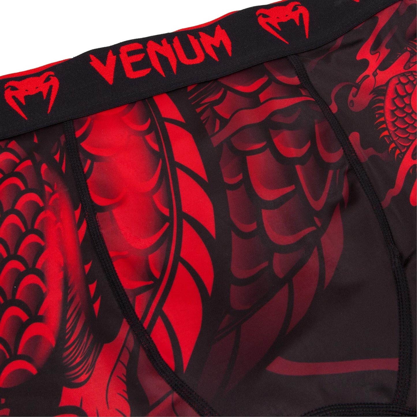 Venum Dragon's Flight Compression Shorts - Black/Red