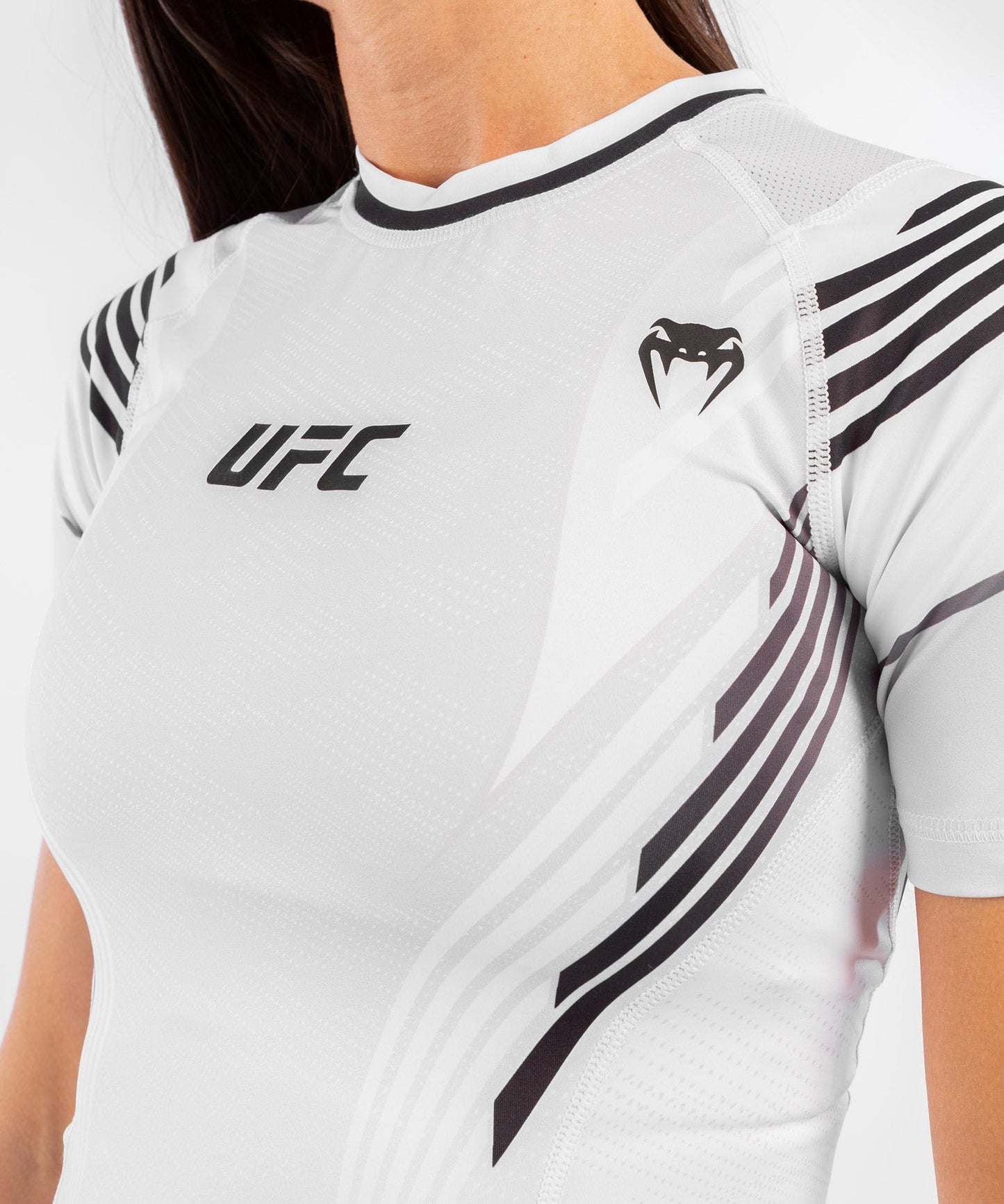 UFC Venum Authentic Fight Night Women's Rashguard - White