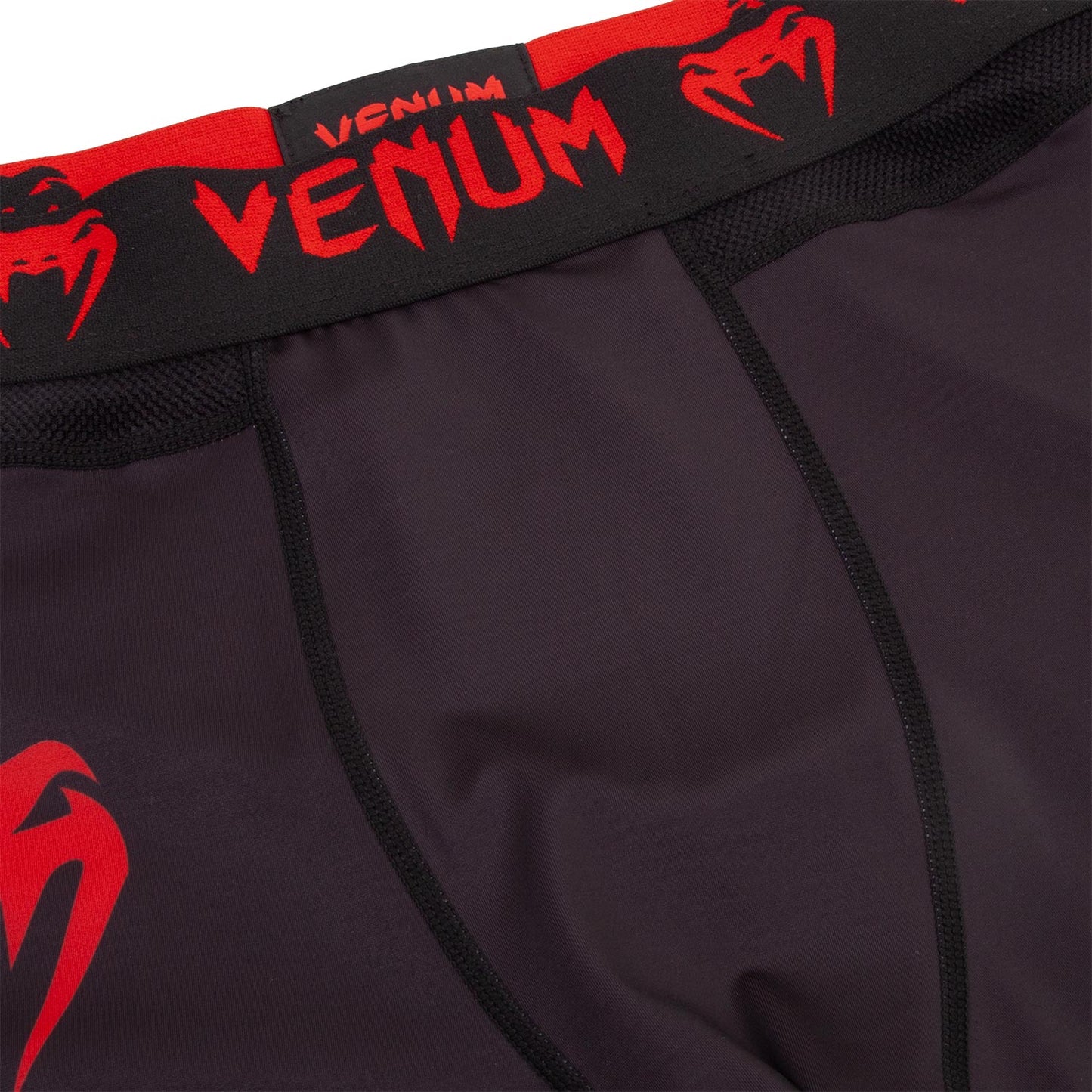 Venum Logos Tights - Black/Red