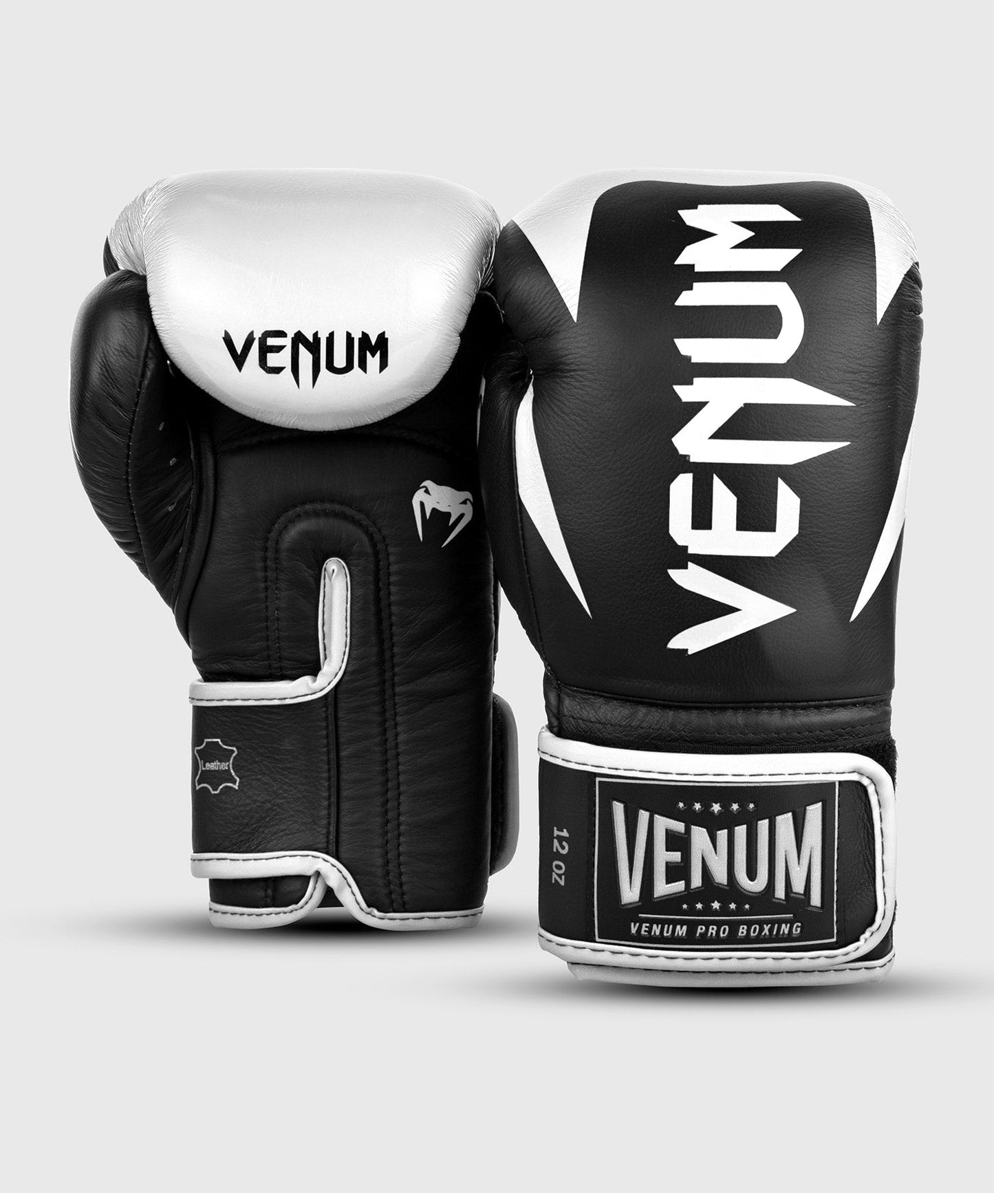 Venum Hammer Pro Boxing Gloves Velcro - Black/White
