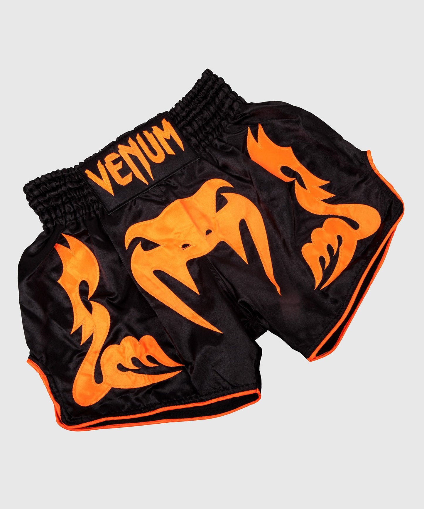 Venum Bangkok Inferno Muay Thai Shorts - Black/Neo Orange