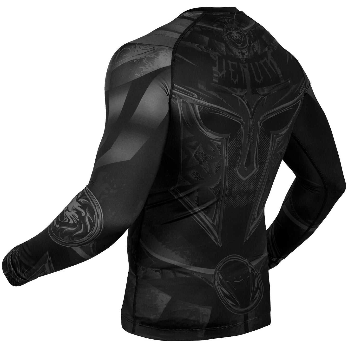 Venum Gladiator 3.0 Rashguard - Long Sleeves - Black/Black