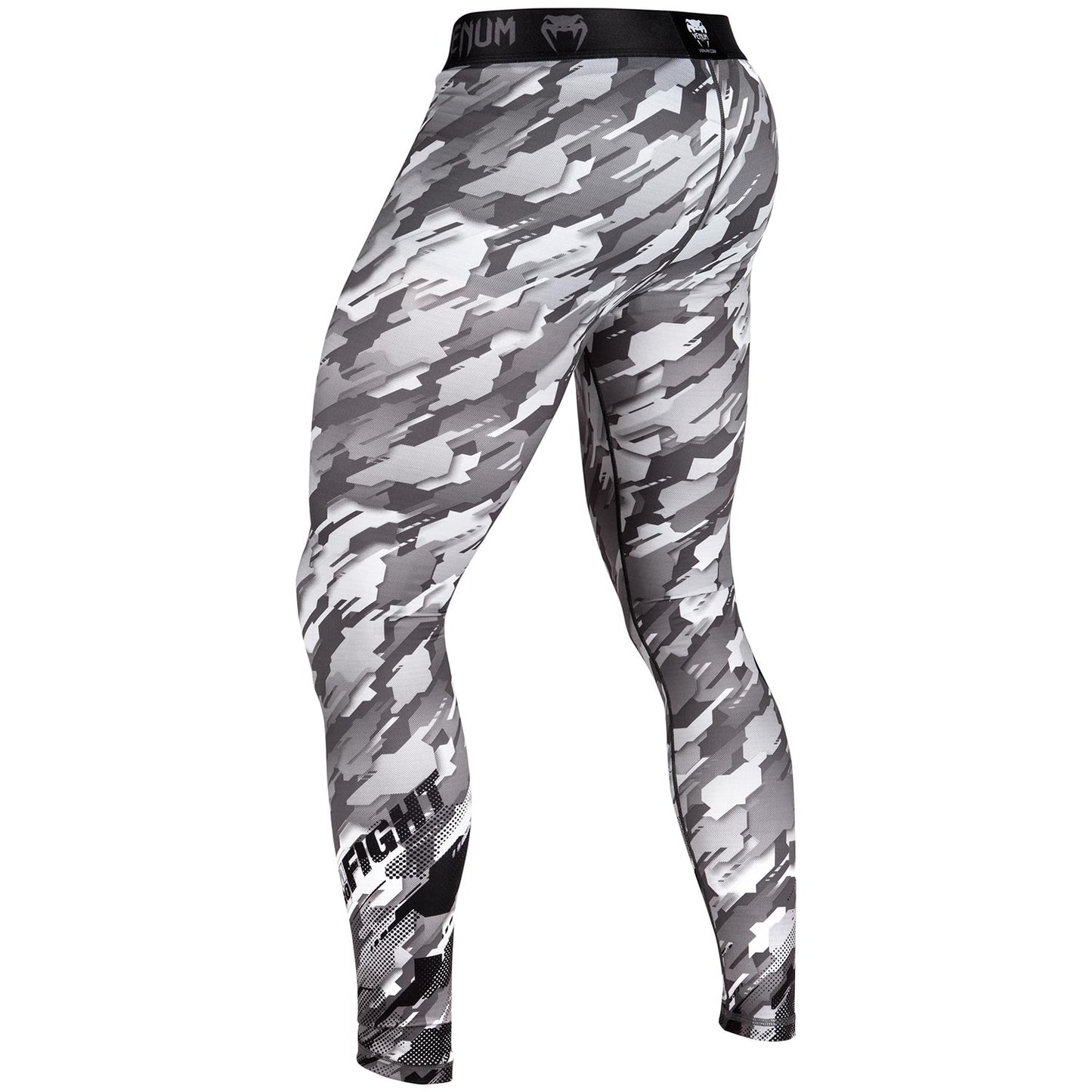 Venum Tecmo Compression Tights - Black/Grey