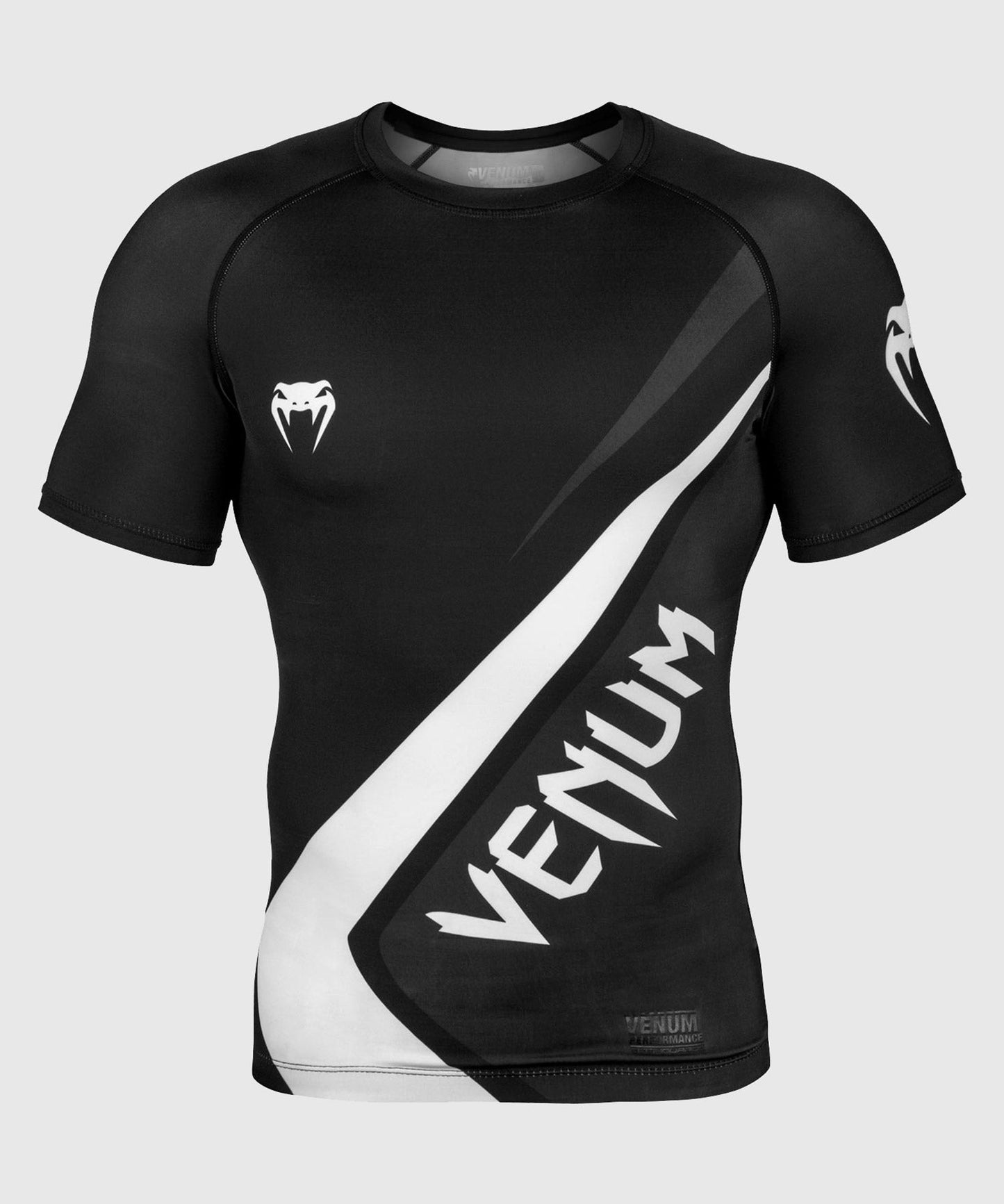 Venum Contender 4.0 Rashguard - Short Sleeves - Black/Grey-White