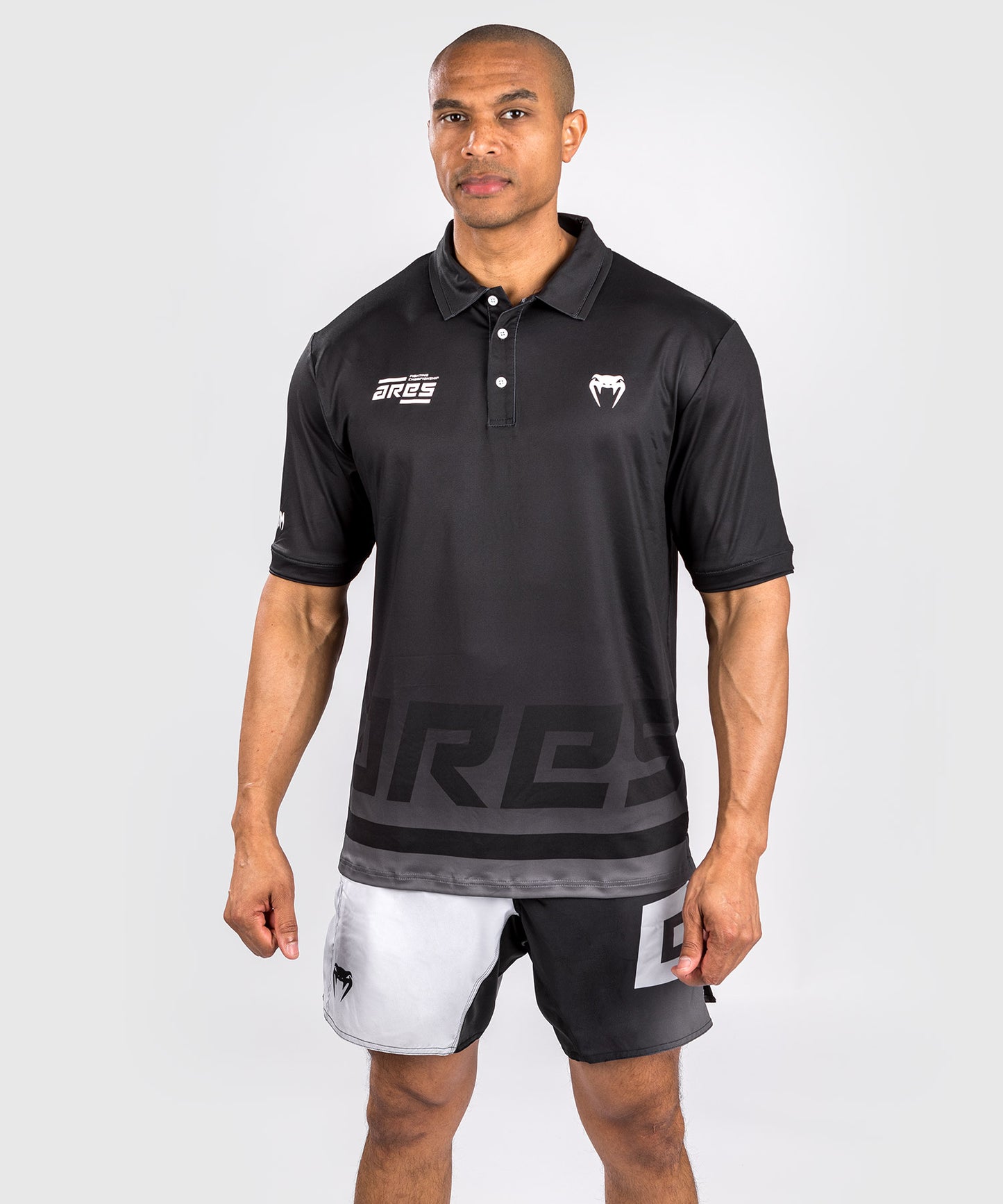 Venum x Ares Dry Tech Polo Shirt - Black – Venum Europe