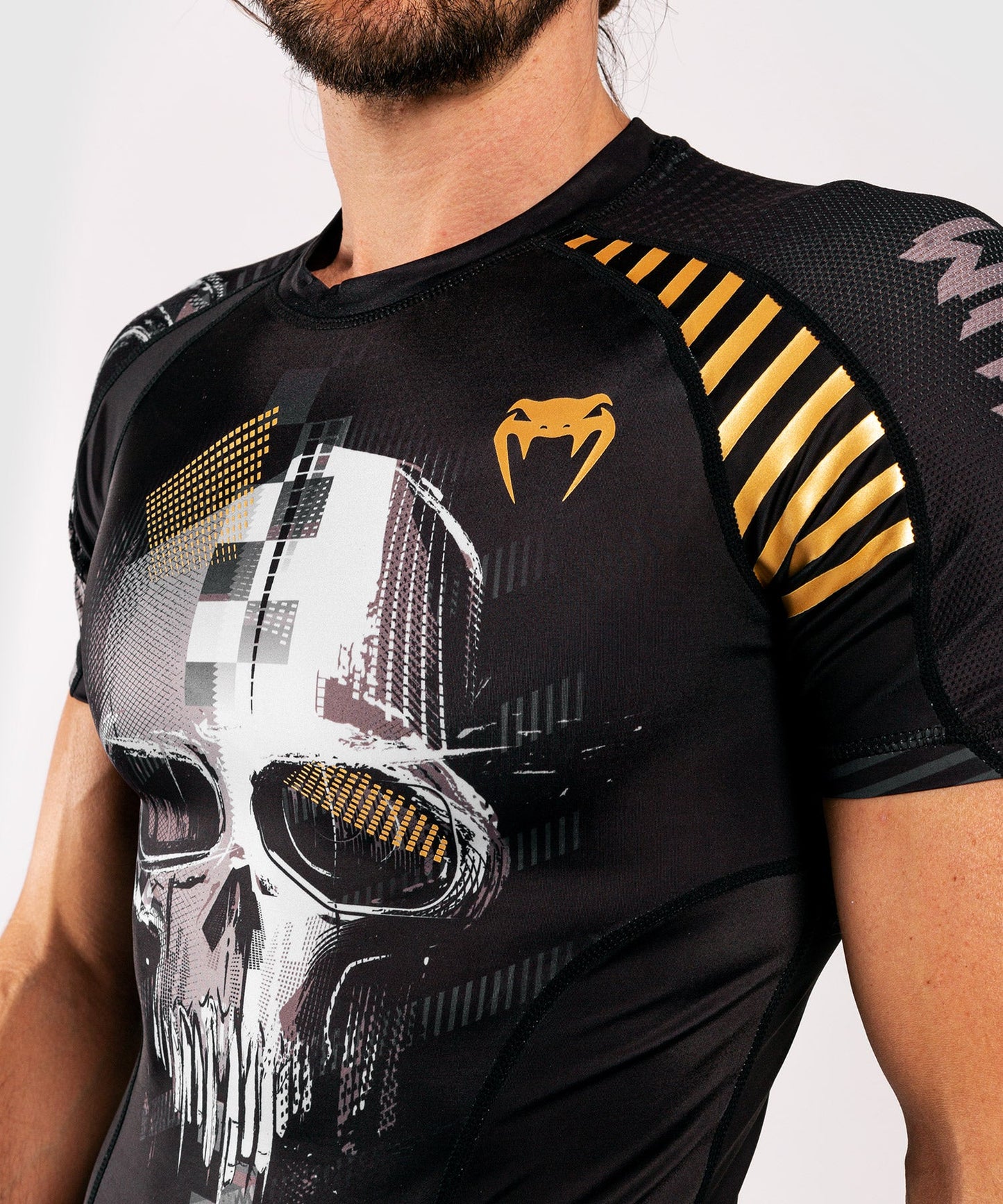 Venum Skull Rashguard - Short sleeves - Black