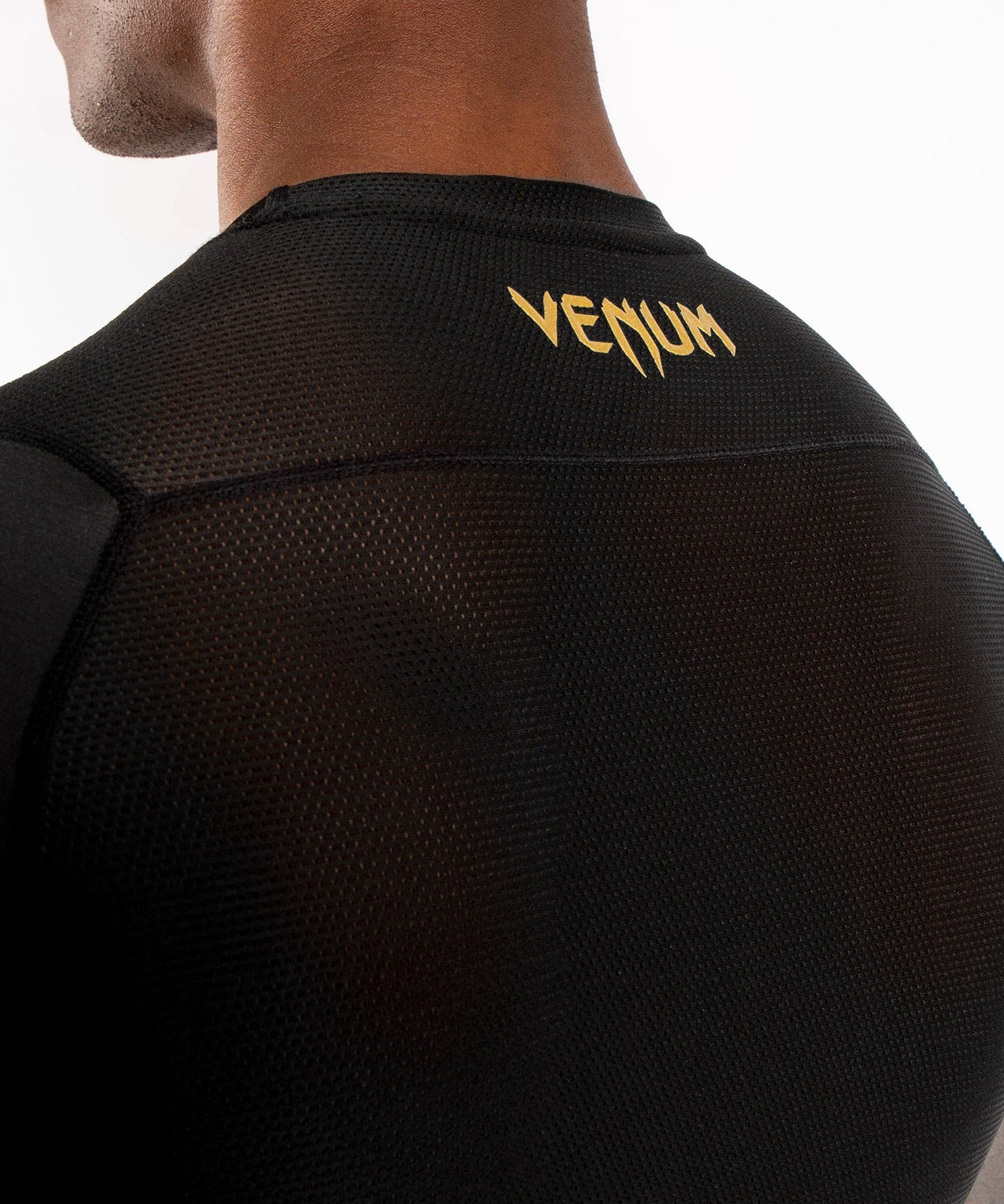 Venum G-Fit Rashguard - Short Sleeves - Black/Gold