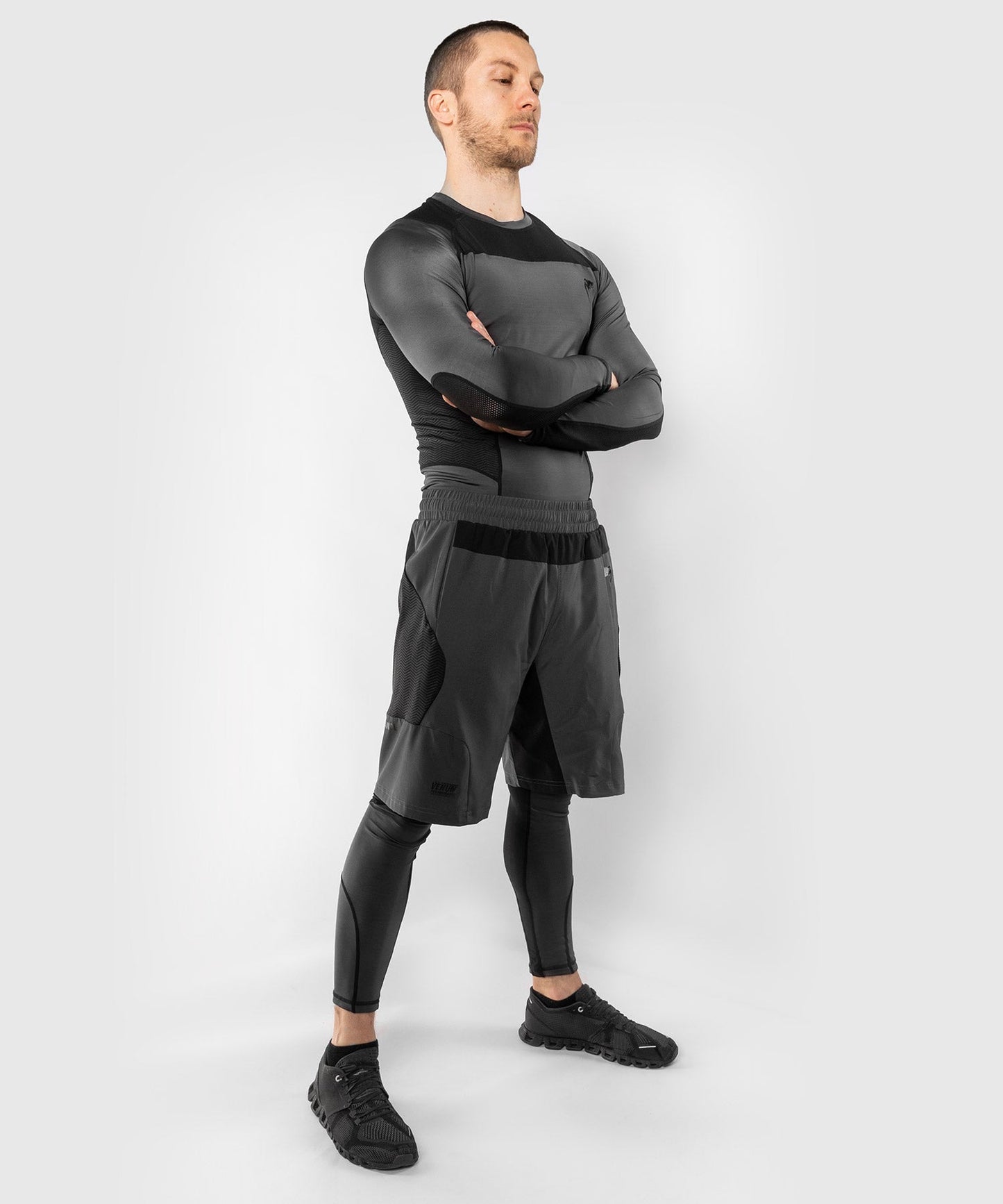 Venum G-Fit Training Shorts - Grey/Black