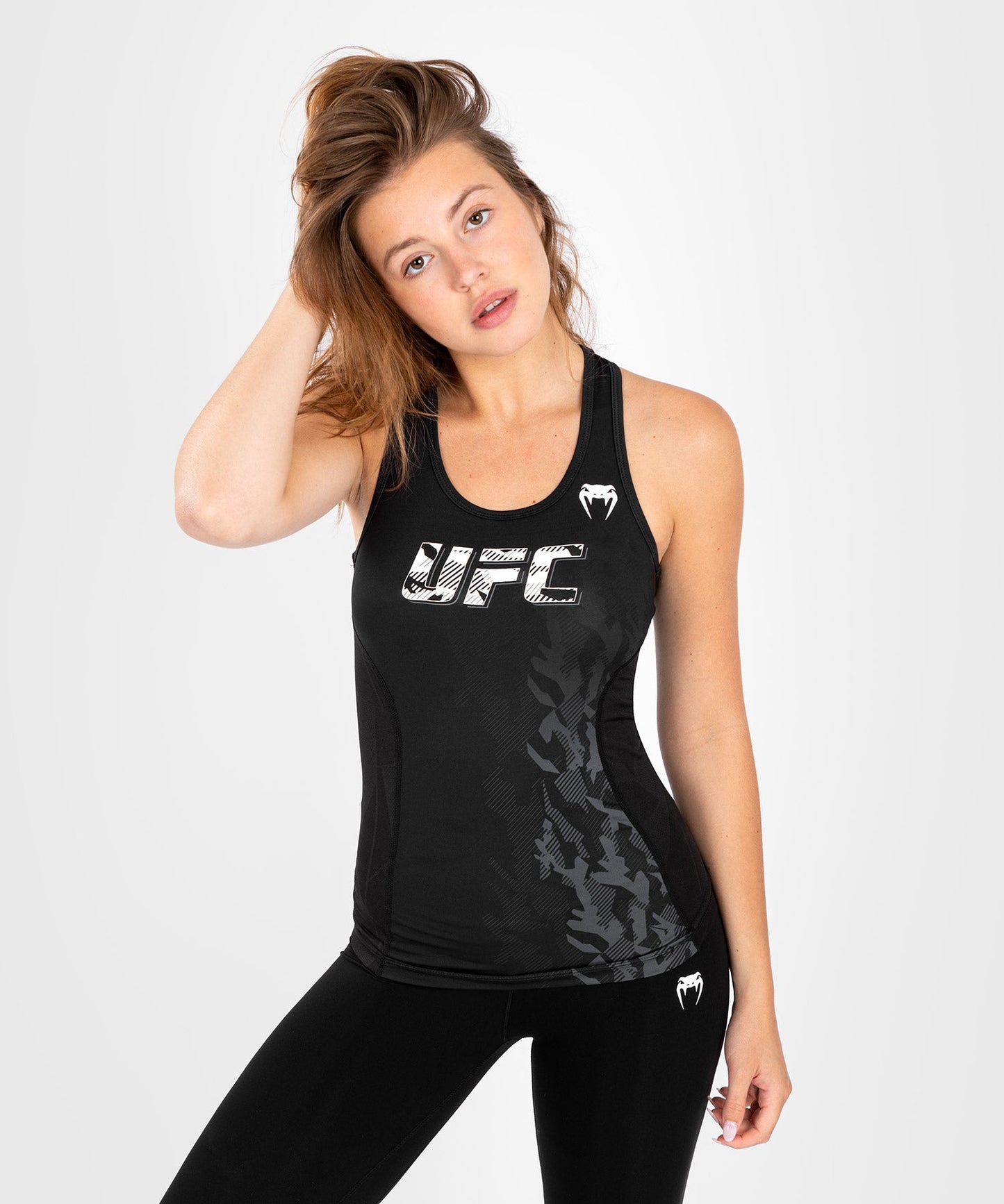 UFC Venum Authentic Fight Week Women's Performance Tank Top - Black