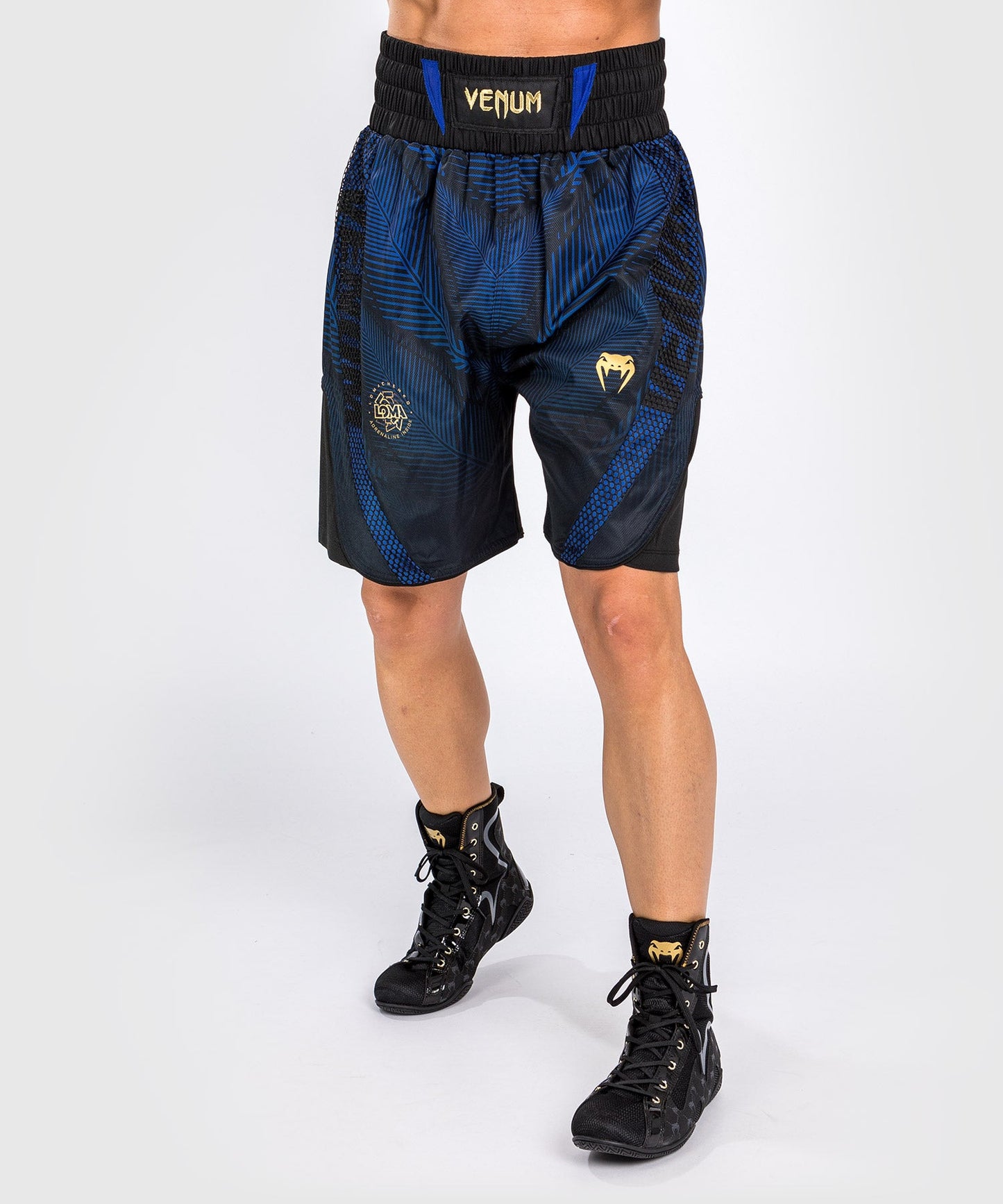 Venum Phantom Loma Boxing Short - Black/Blue