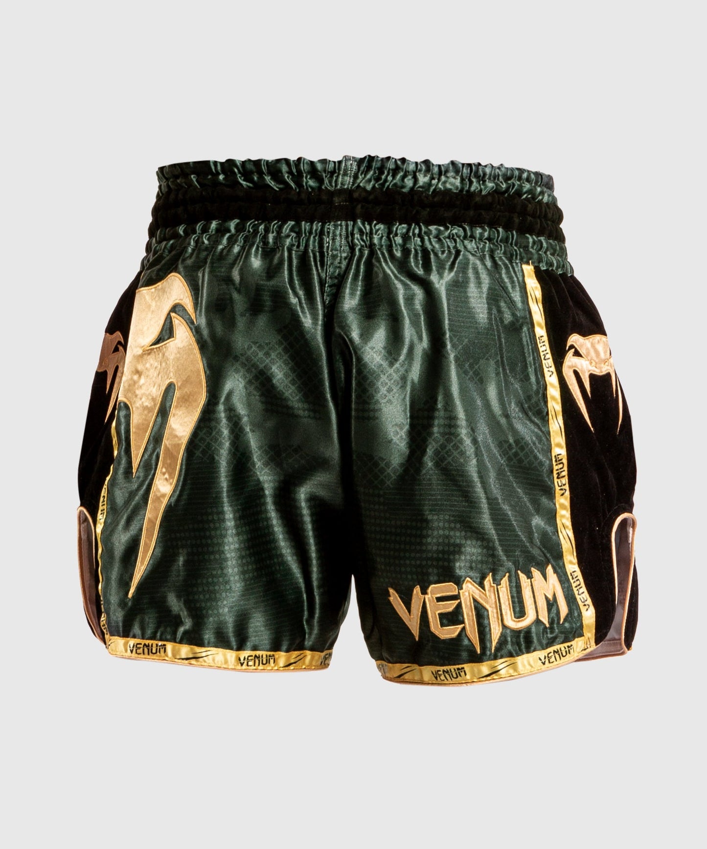 Venum Giant Camo Muay Thai Shorts - Khaki/Gold