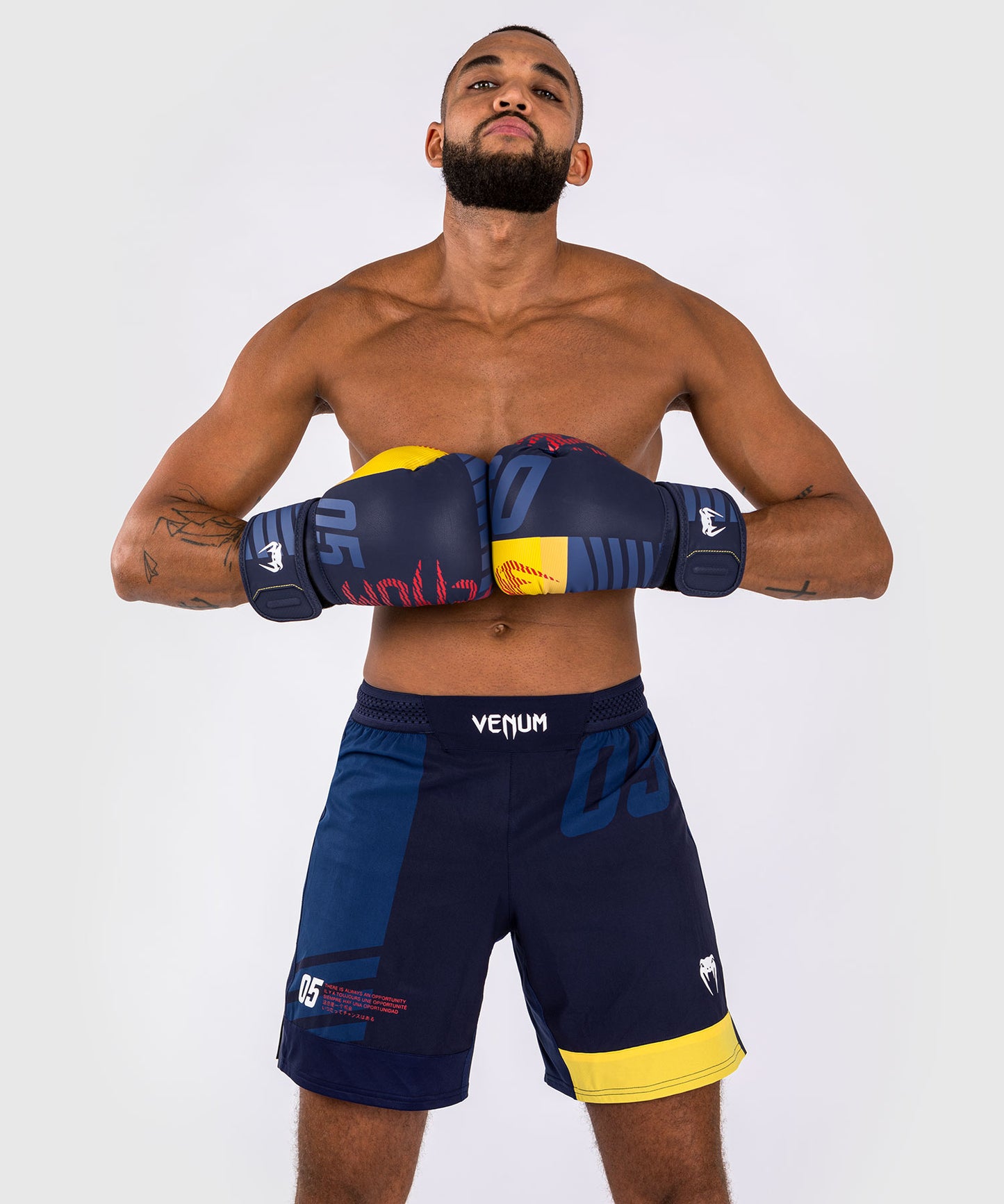 Venum Sport 05 kompresní legíny - modro/žluté - MMA shop