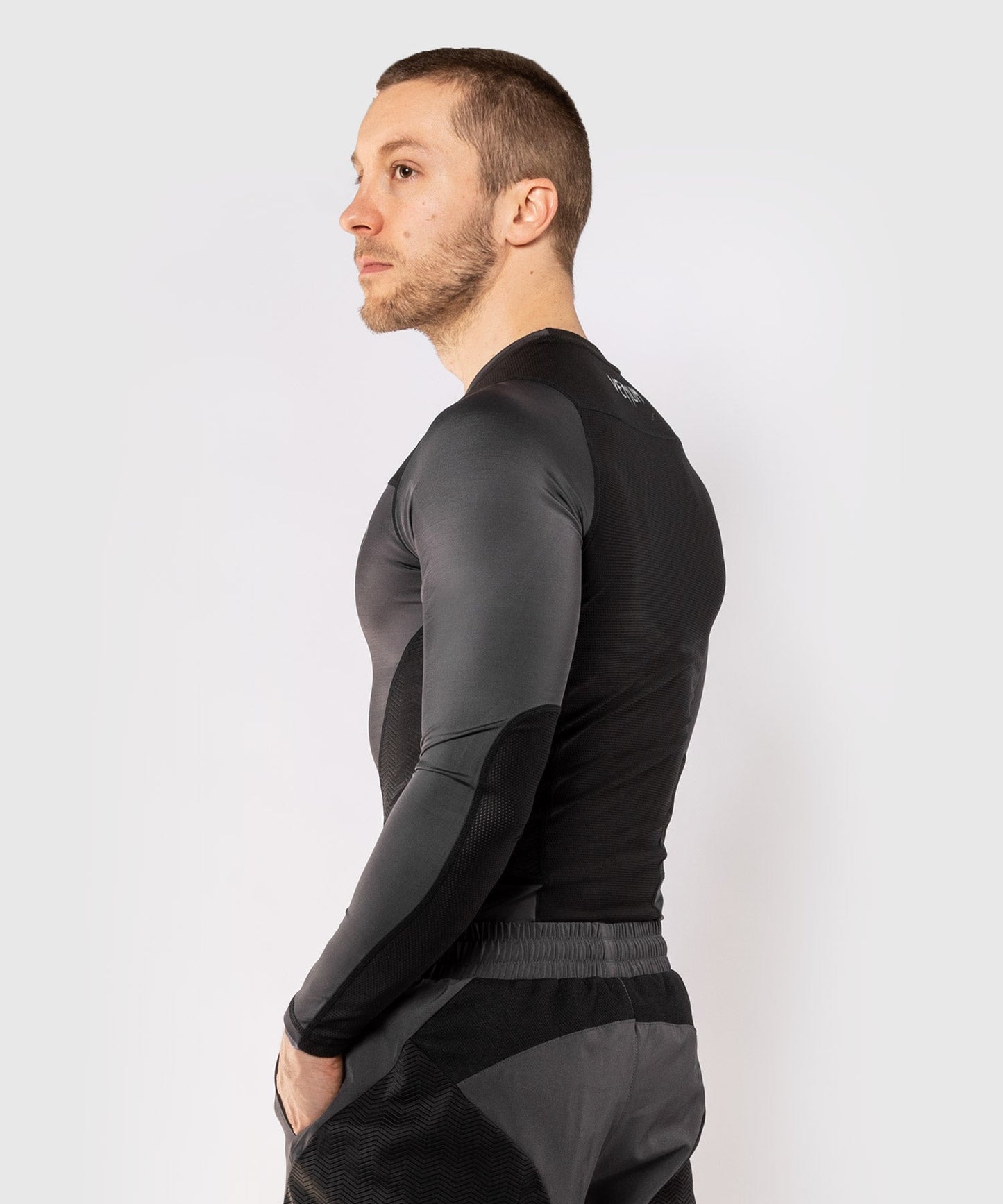 Venum G-Fit Rashguard - Long Sleeves - Grey/Black