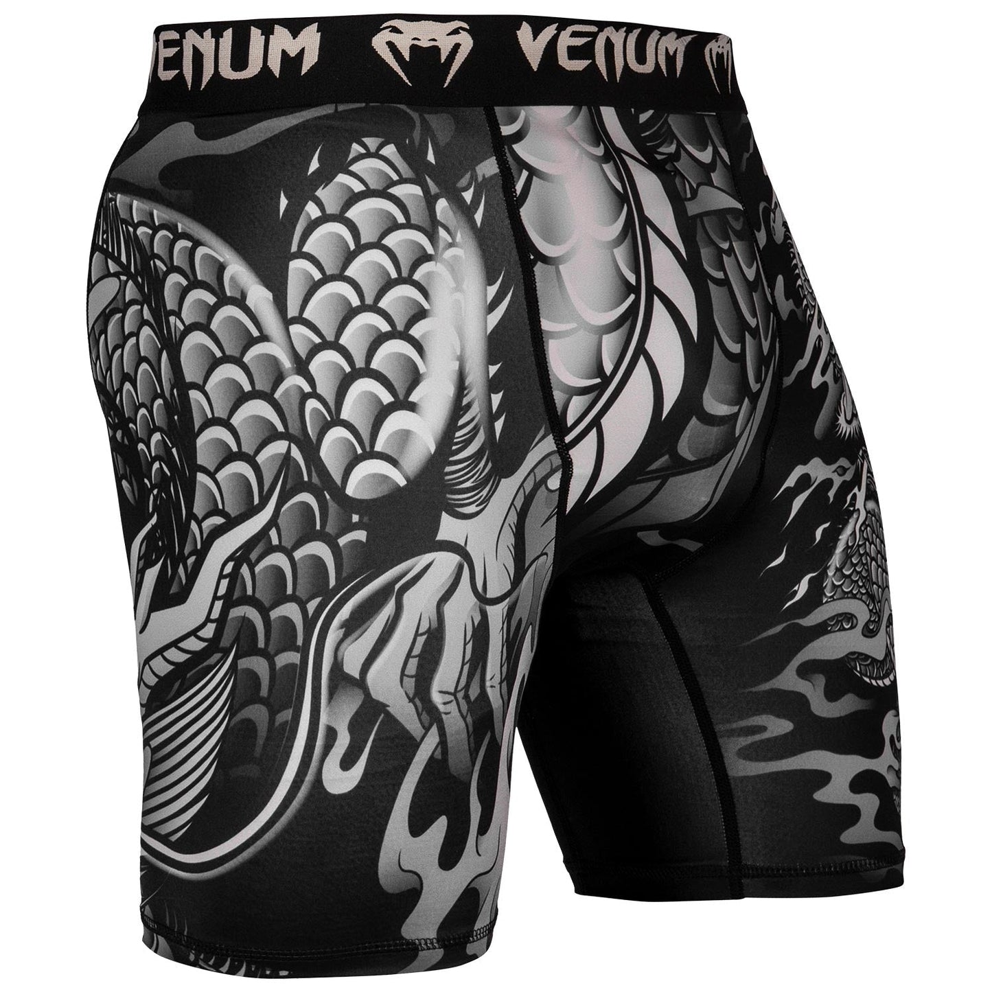 Venum Dragon's Flight Compression Shorts - Black/Sand