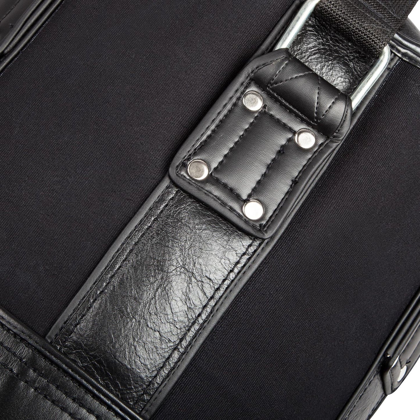 Venum Training Bag Leather - Black/White-Unfilled