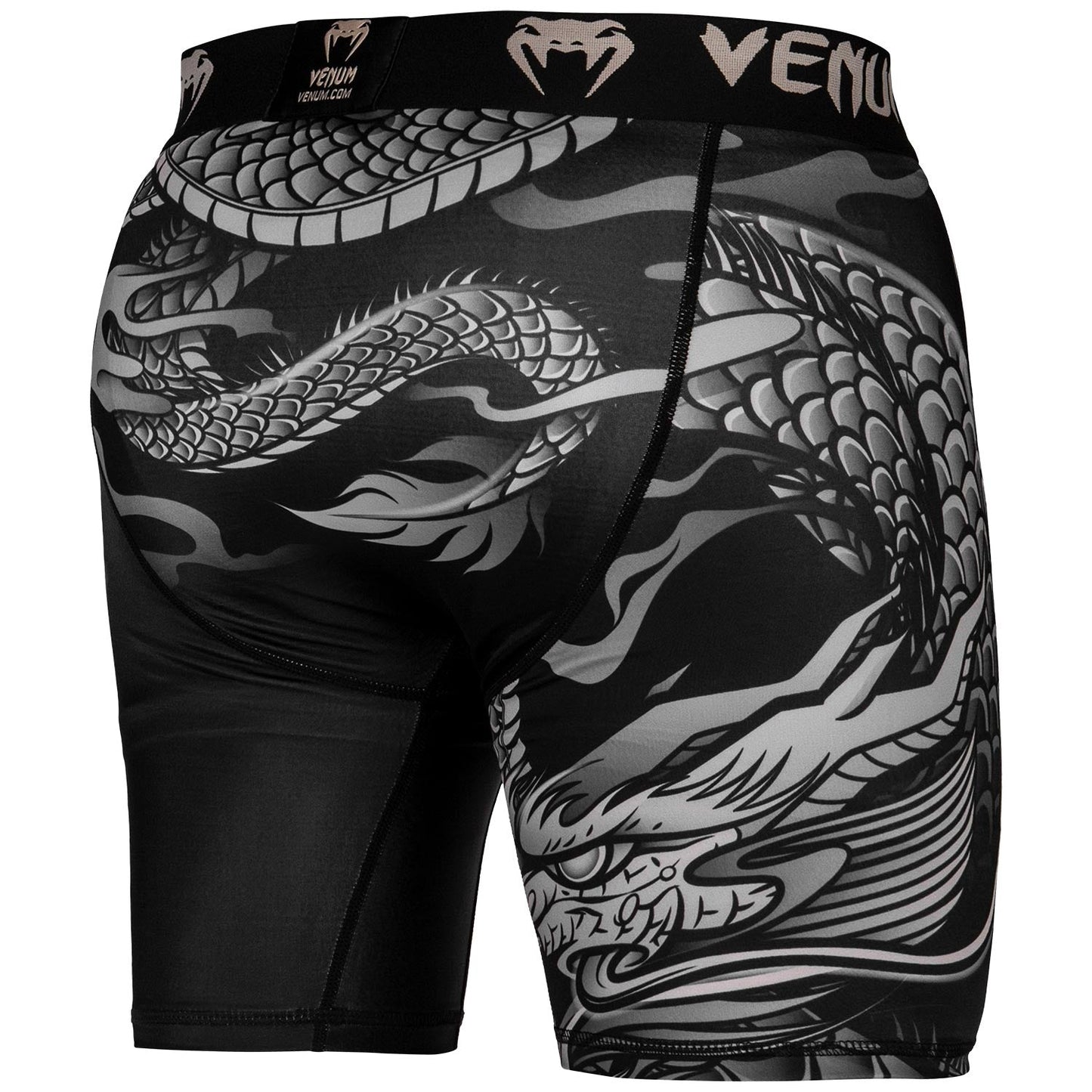 Venum Dragon's Flight Compression Shorts - Black/Sand