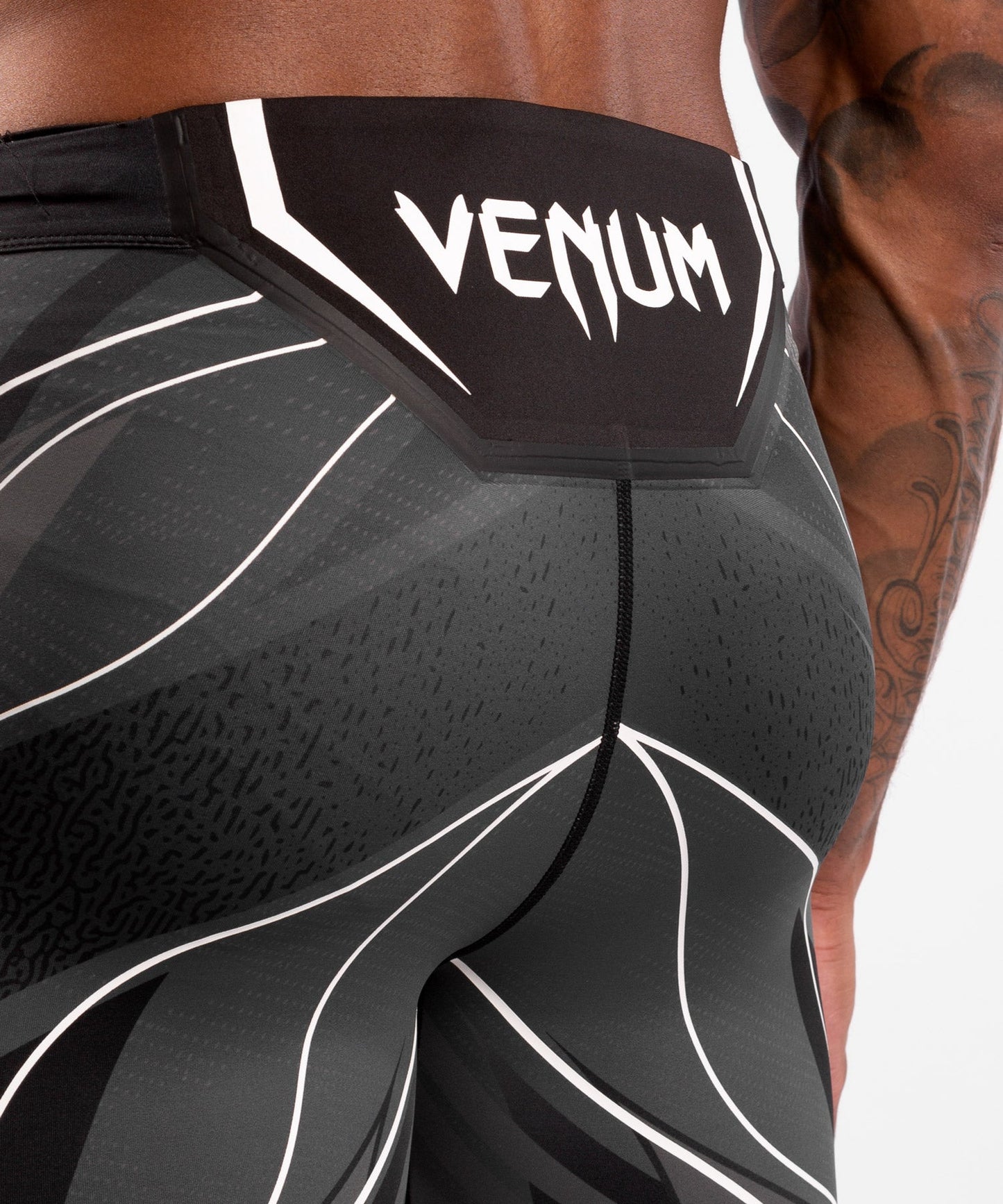 UFC Venum Authentic Fight Night Men's Vale Tudo Shorts - Long Fit - Black