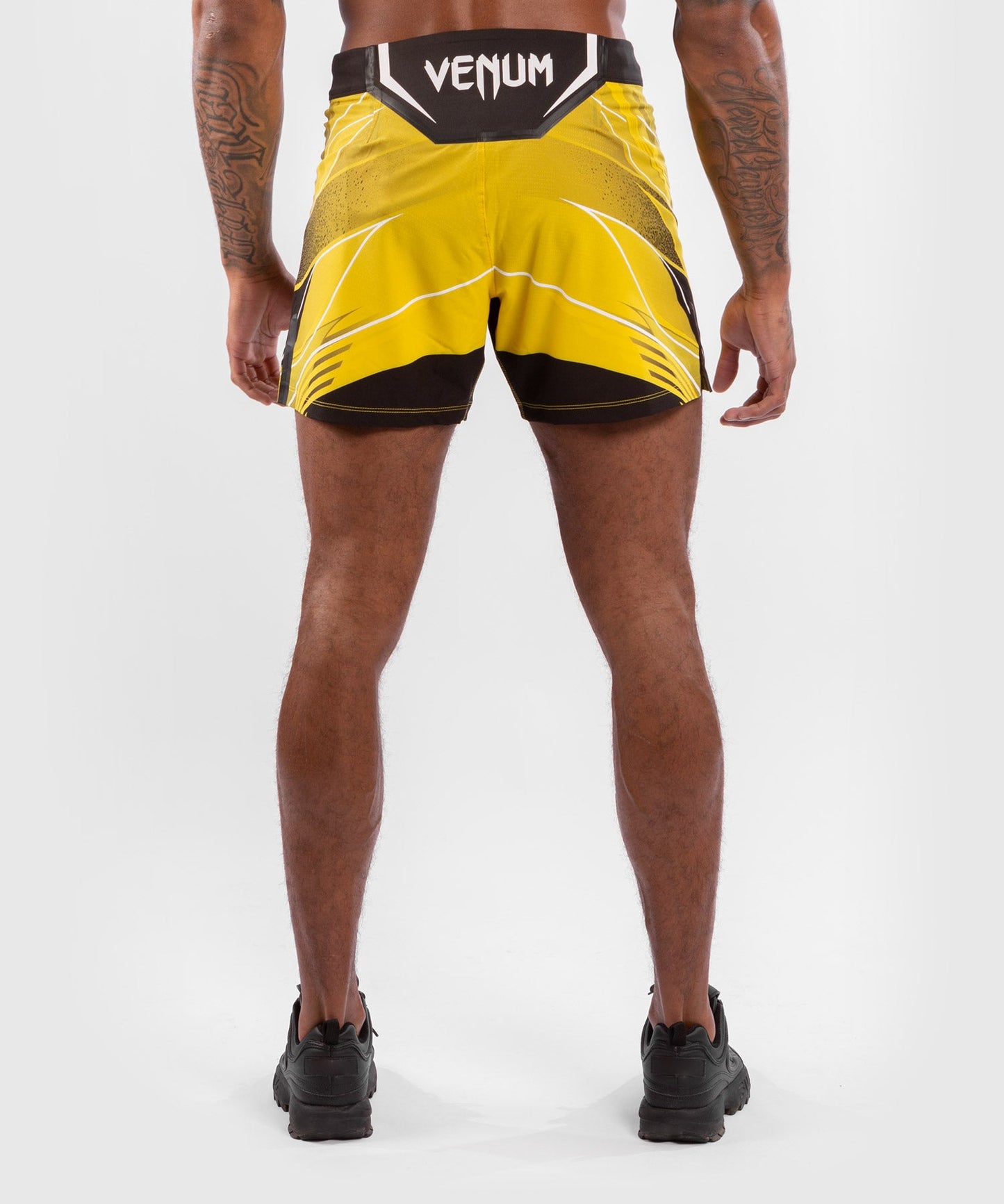 UFC Venum Authentic Fight Night Men's Shorts - Short Fit - Yellow