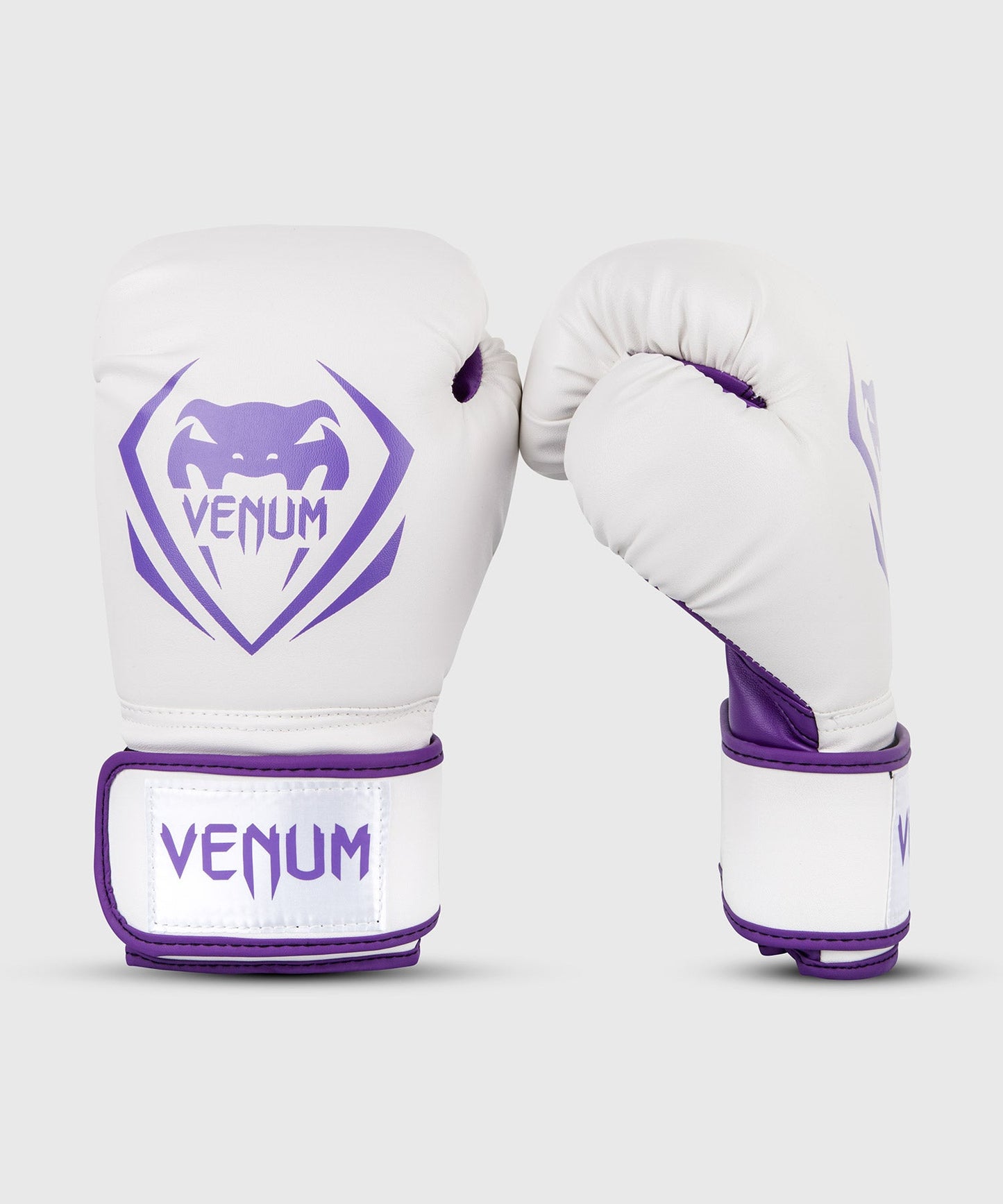 Venum Contender Boxing Gloves - White/Purple