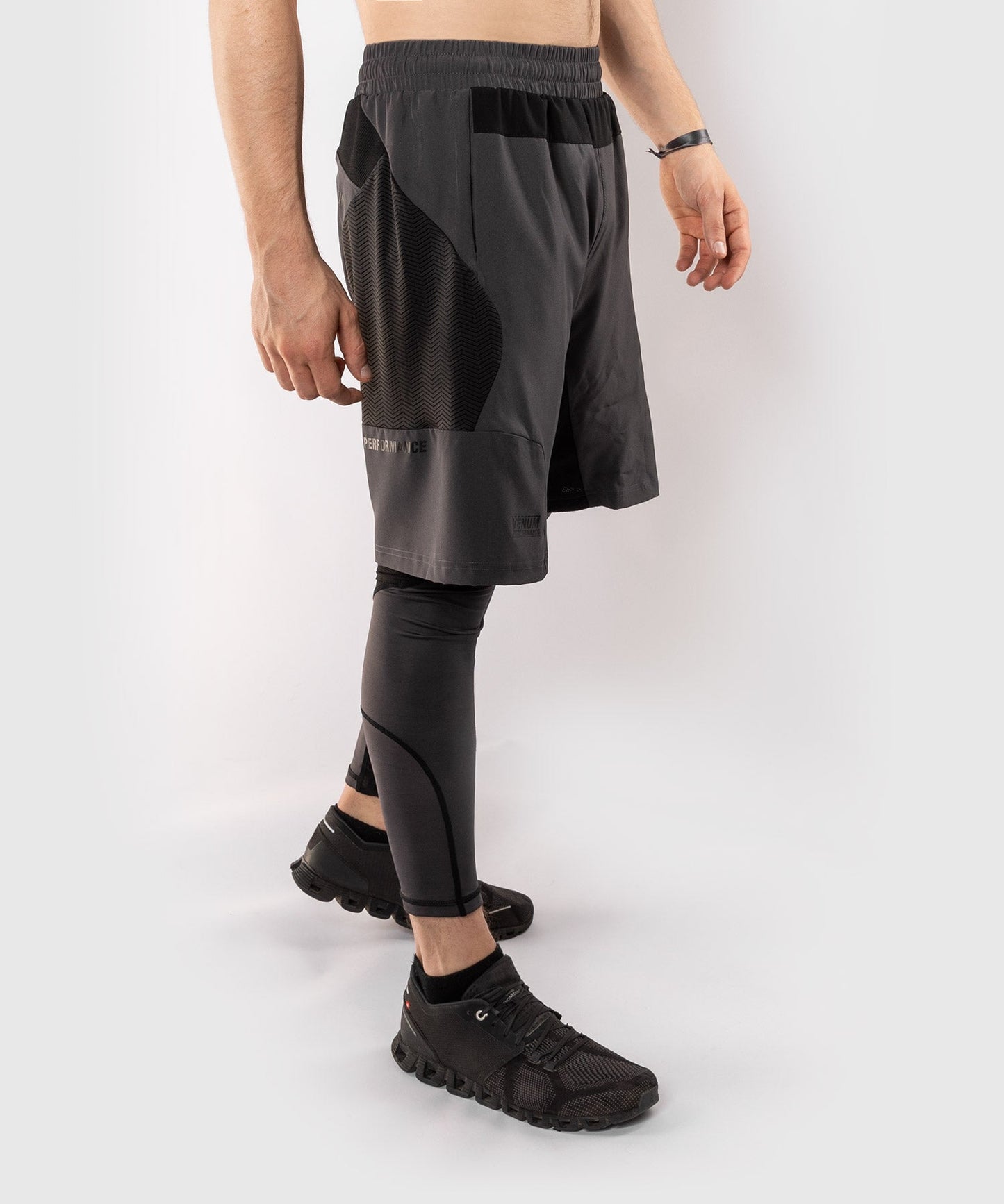 Venum G-Fit Training Shorts - Grey/Black