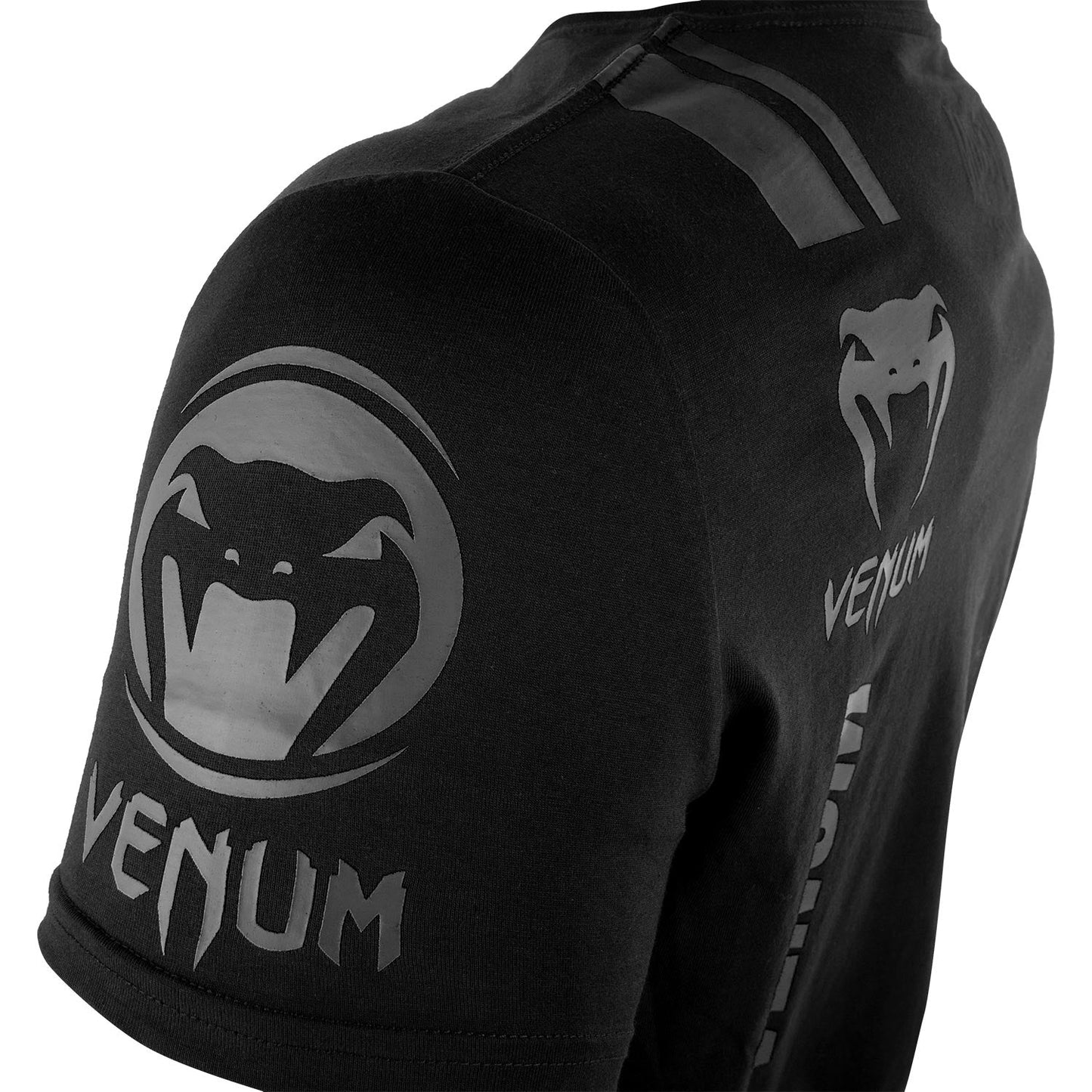 Venum Logos T-shirt - Black/Black