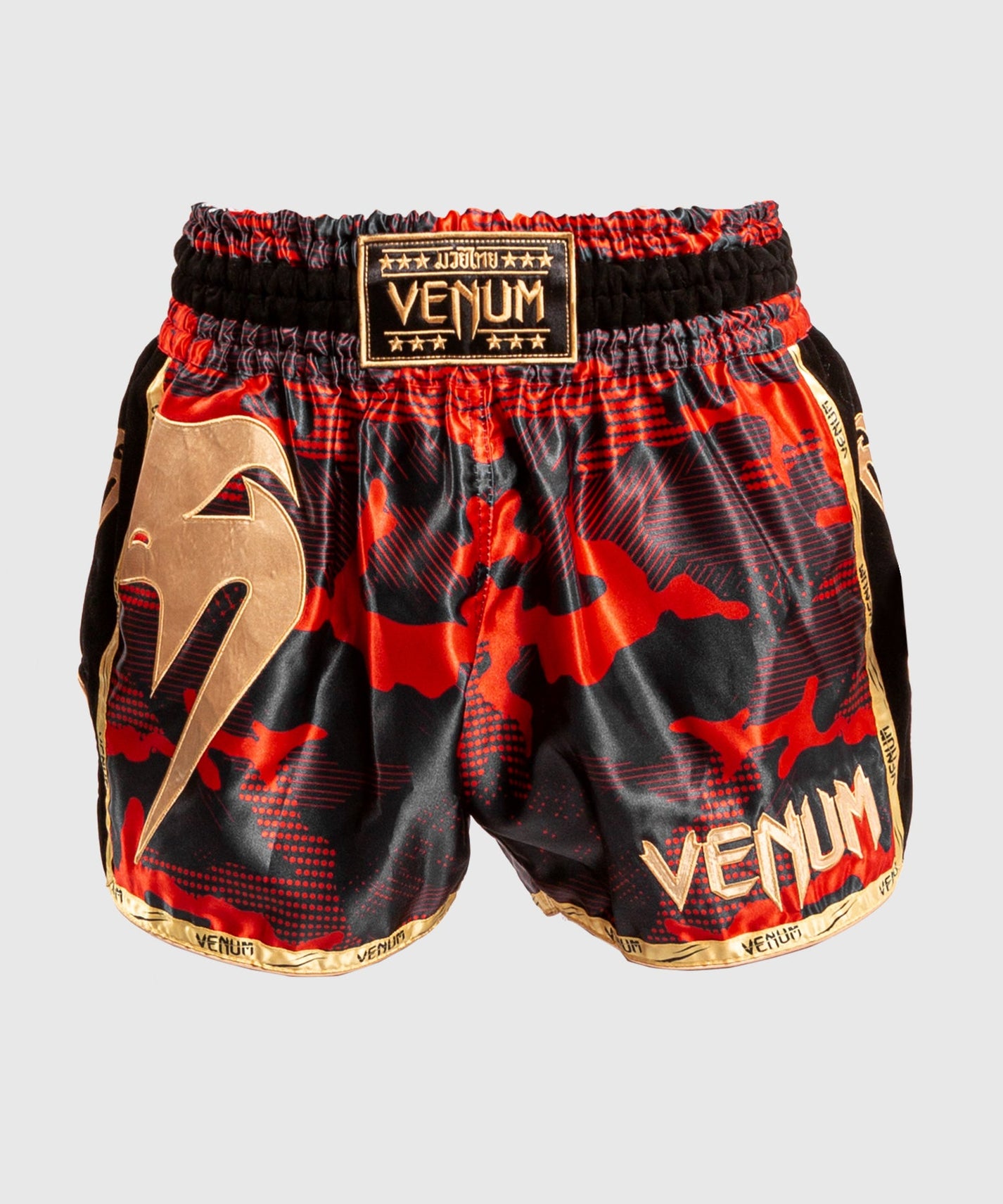 Venum Giant Camo Muay Thai Shorts - Red/Gold – Venum Europe