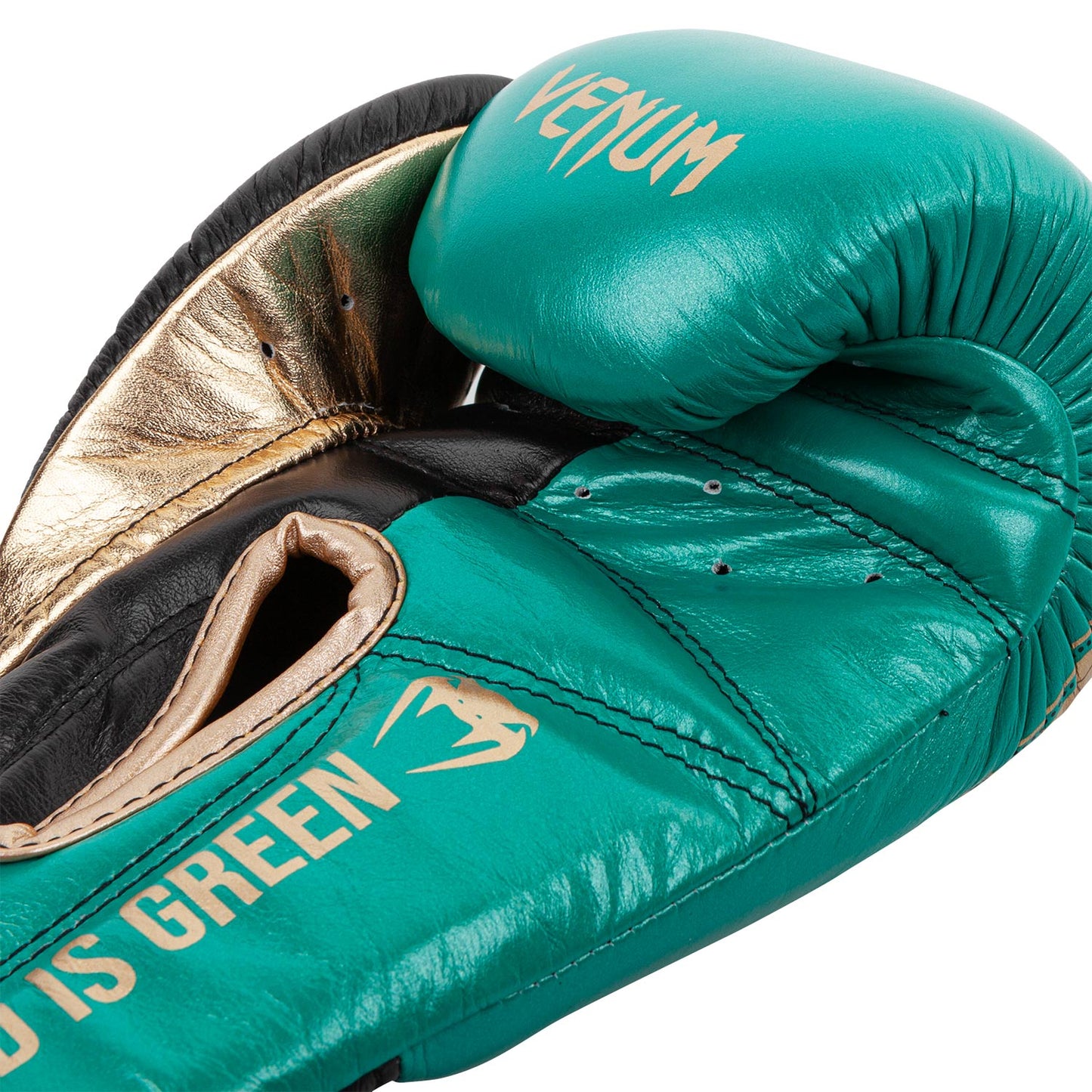 Venum Giant 2.0 Pro Boxing Gloves WBC Limited Edition - Velcro - Green Metallic/Gold