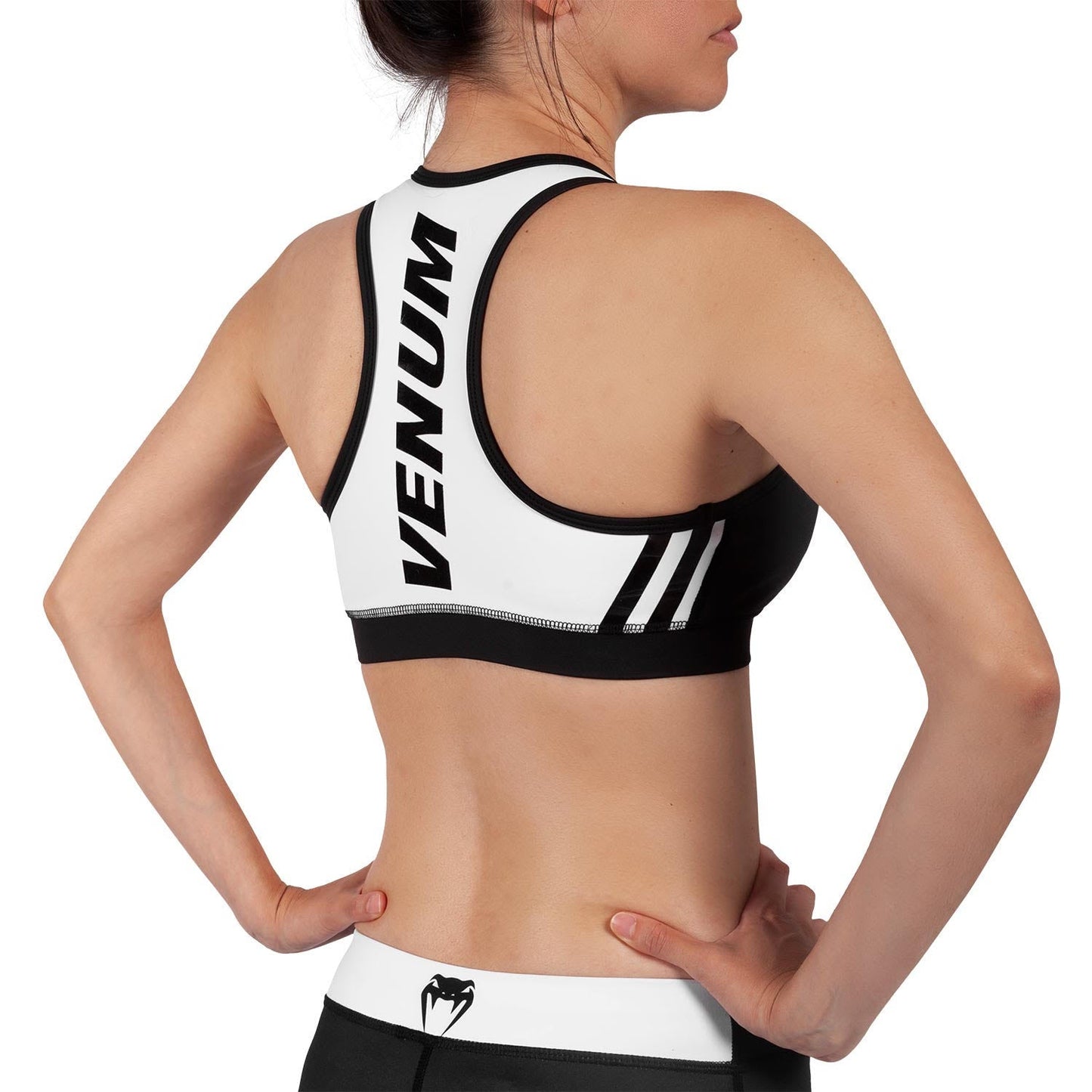 Venum Power 2.0 Sport Bra - For Women - Black/White
