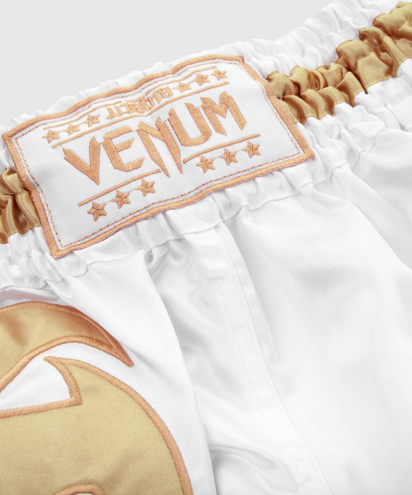 Venum Giant Muay Thai Shorts - White/Gold