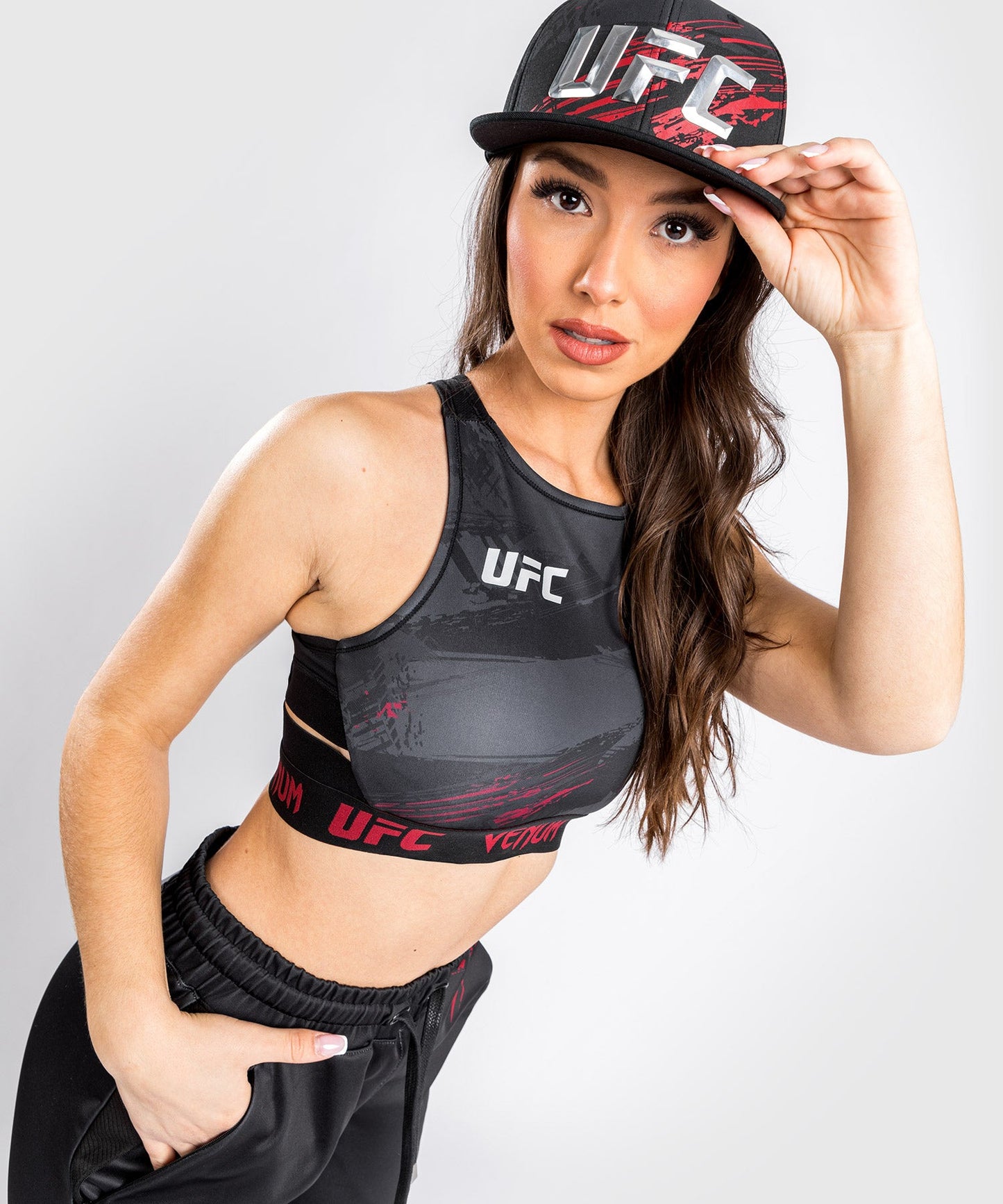 UFC Venum Authentic Fight Week Women’s 2.0 Weigh-in Bra - Black/Red