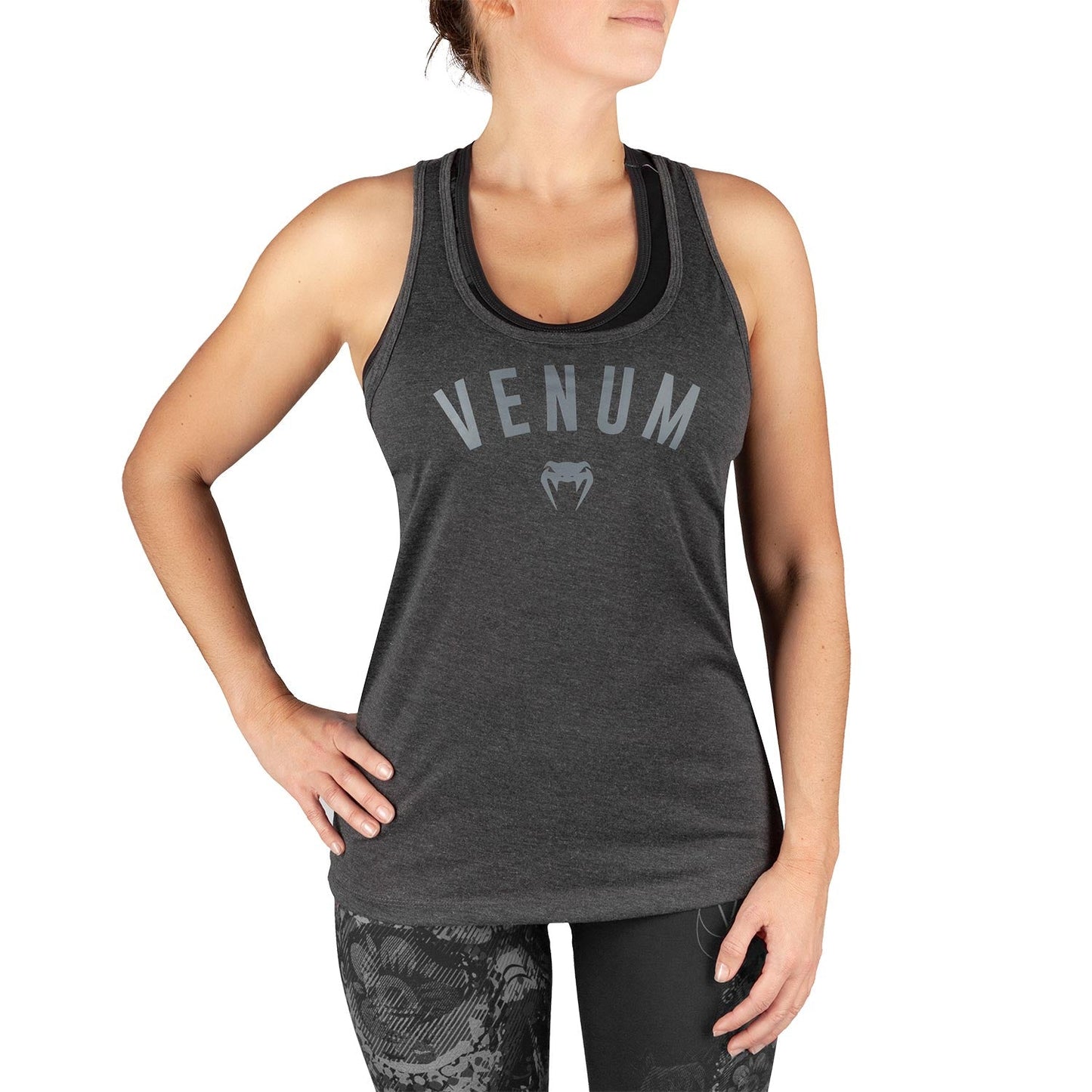 Venum Classic Tank Top - For Women - Dark heather grey