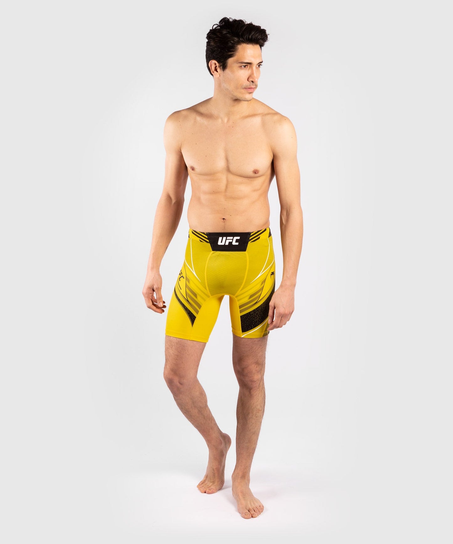 UFC Venum Authentic Fight Night Men's Vale Tudo Shorts - Short Fit - Yellow