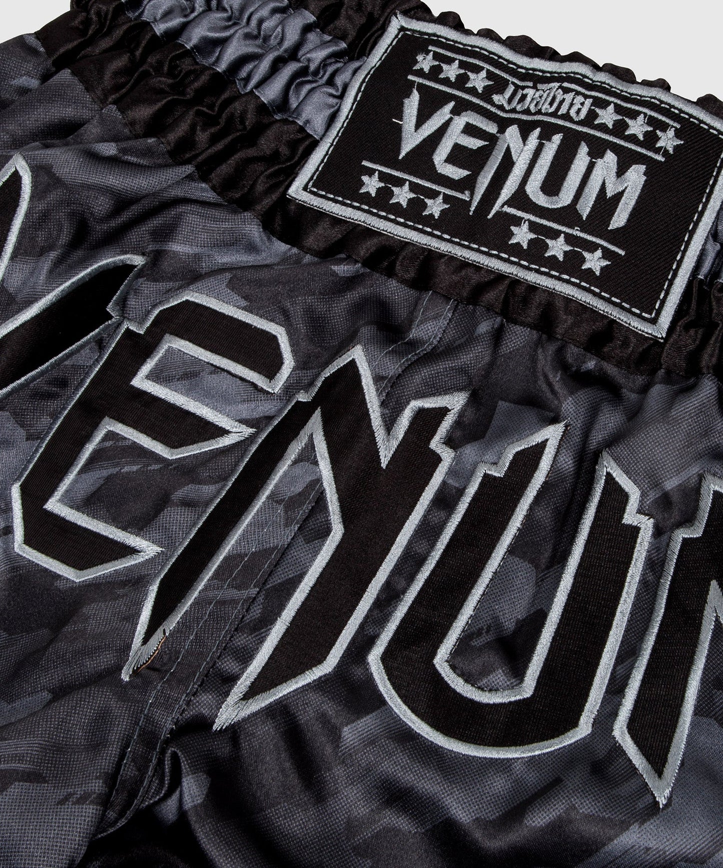 Venum Tecmo Muay Thai Shorts - Dark Grey