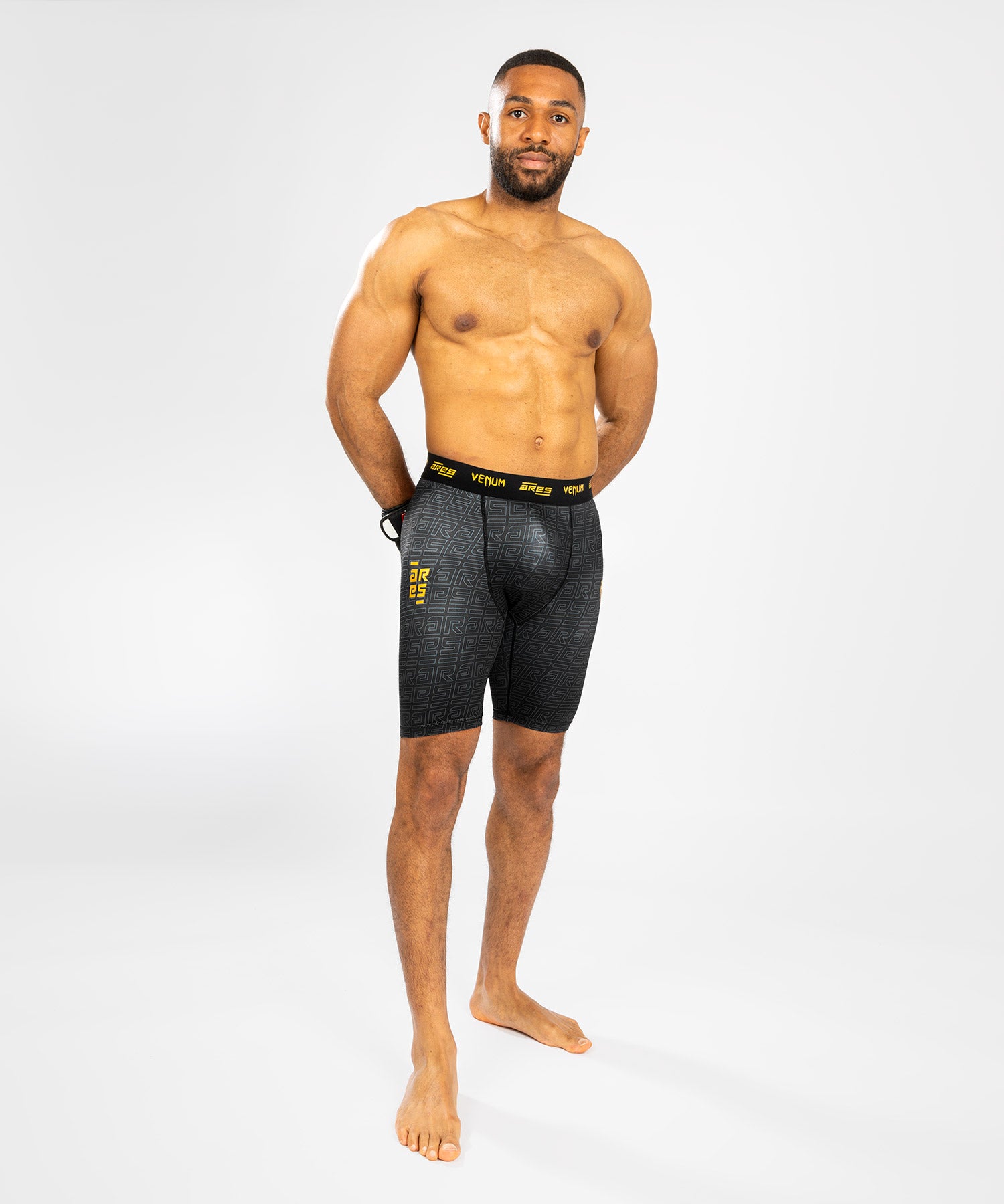 Venum X Ares 2.0 Vale Tudo Shorts - Black/gold - Pantalones MMA