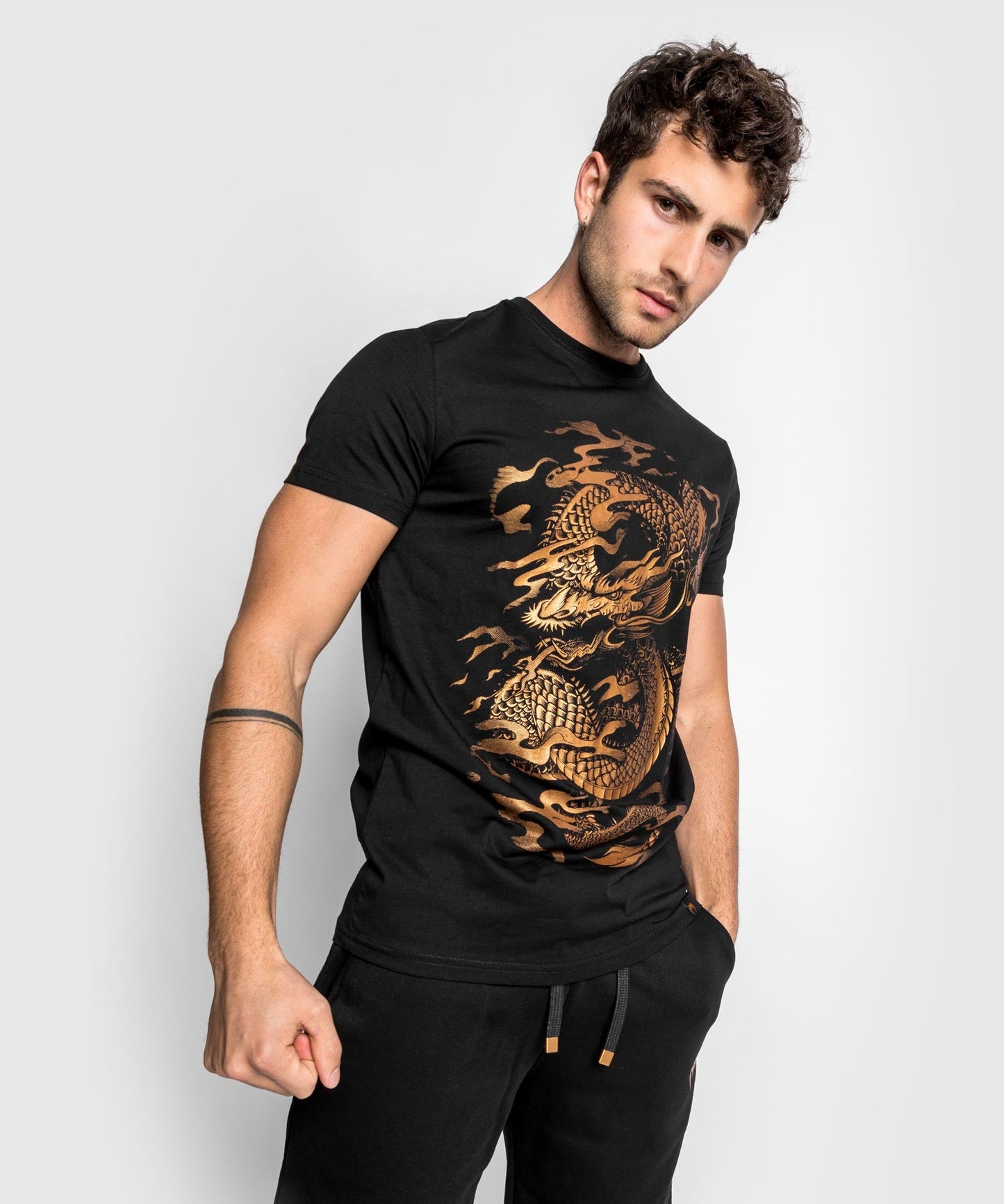 Venum Dragon's Flight T-Shirt - Black/Bronze